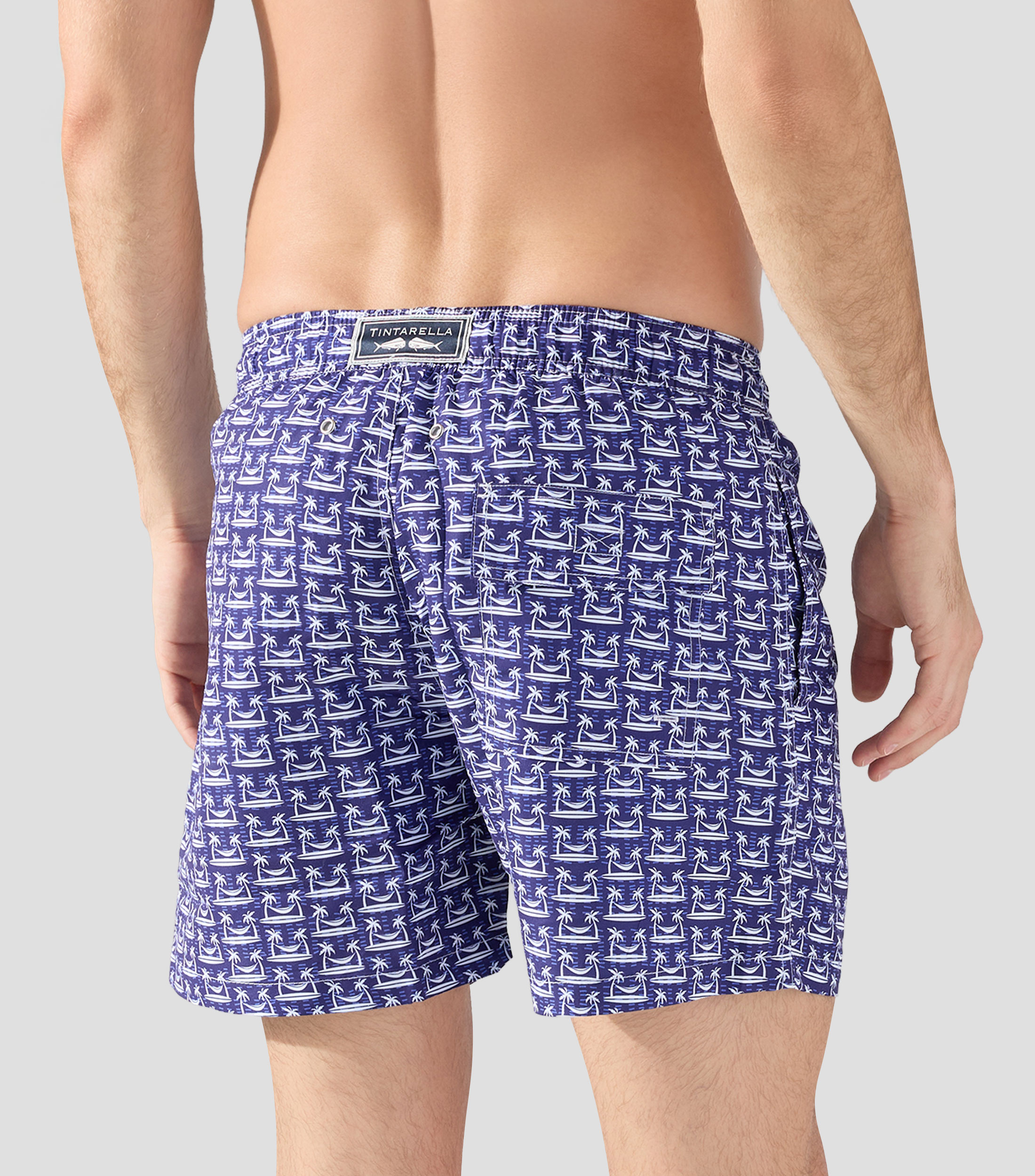 Traje de baño corto Blue Hammock estampado Hombre