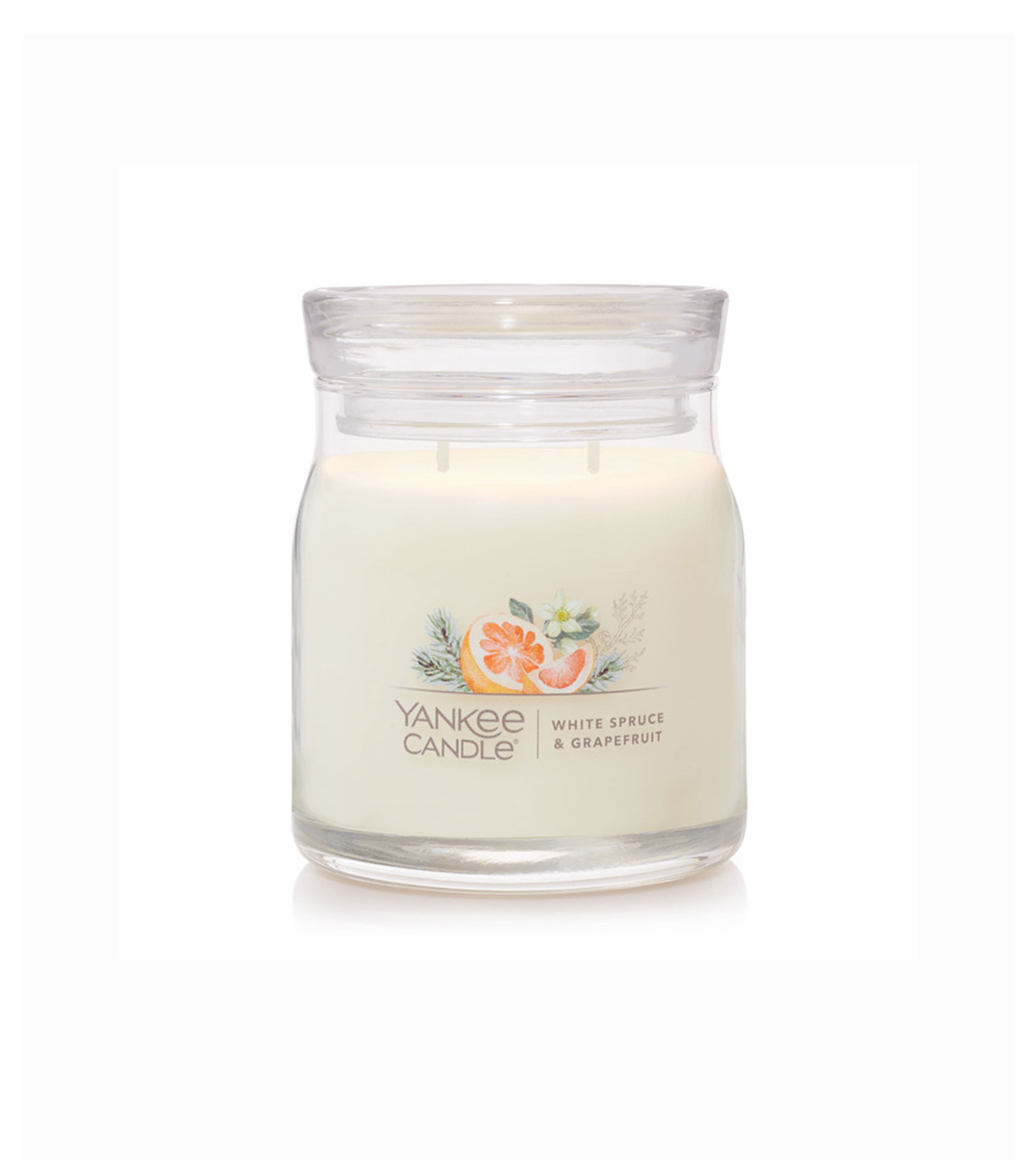 Vela Jar Yankee M SpruceampGrapefruit