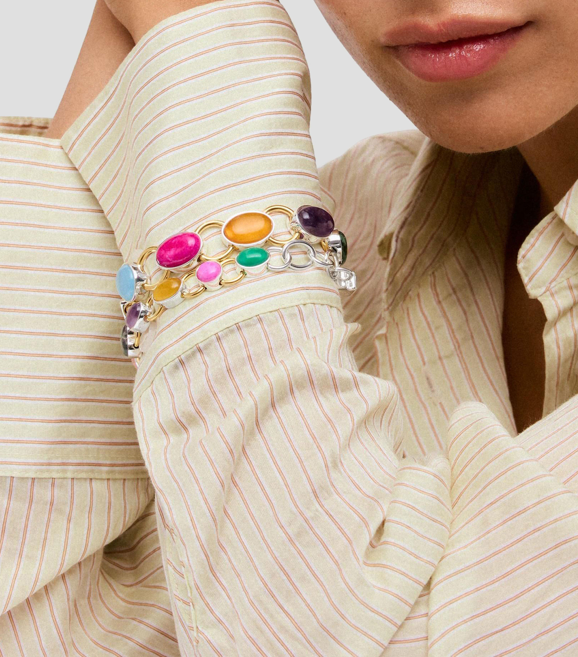Pulsera con gemas multicolor Tous Gem Power Mujer