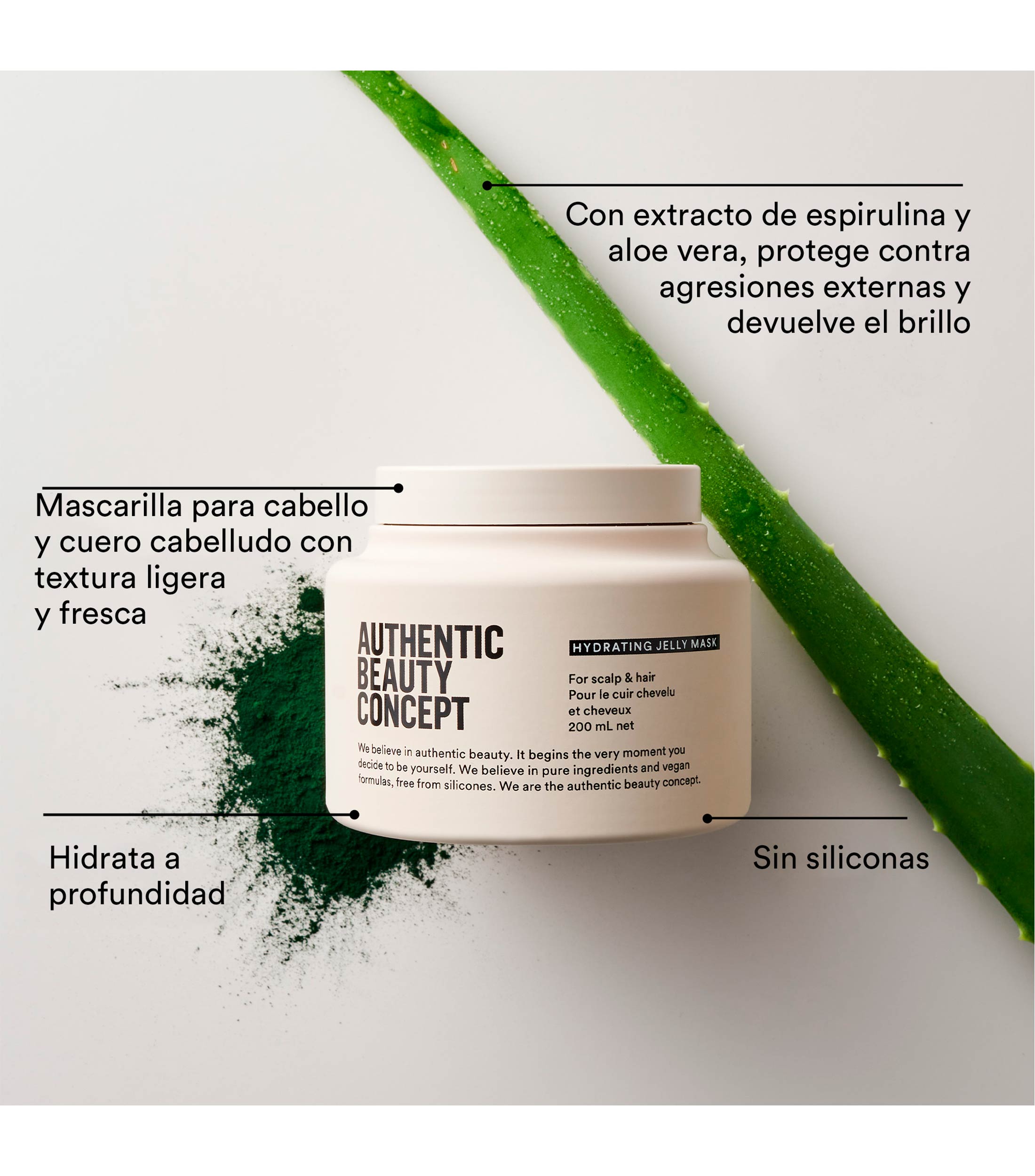 Mascarilla para cabello Hydrate Jelly Mask, 200 ml