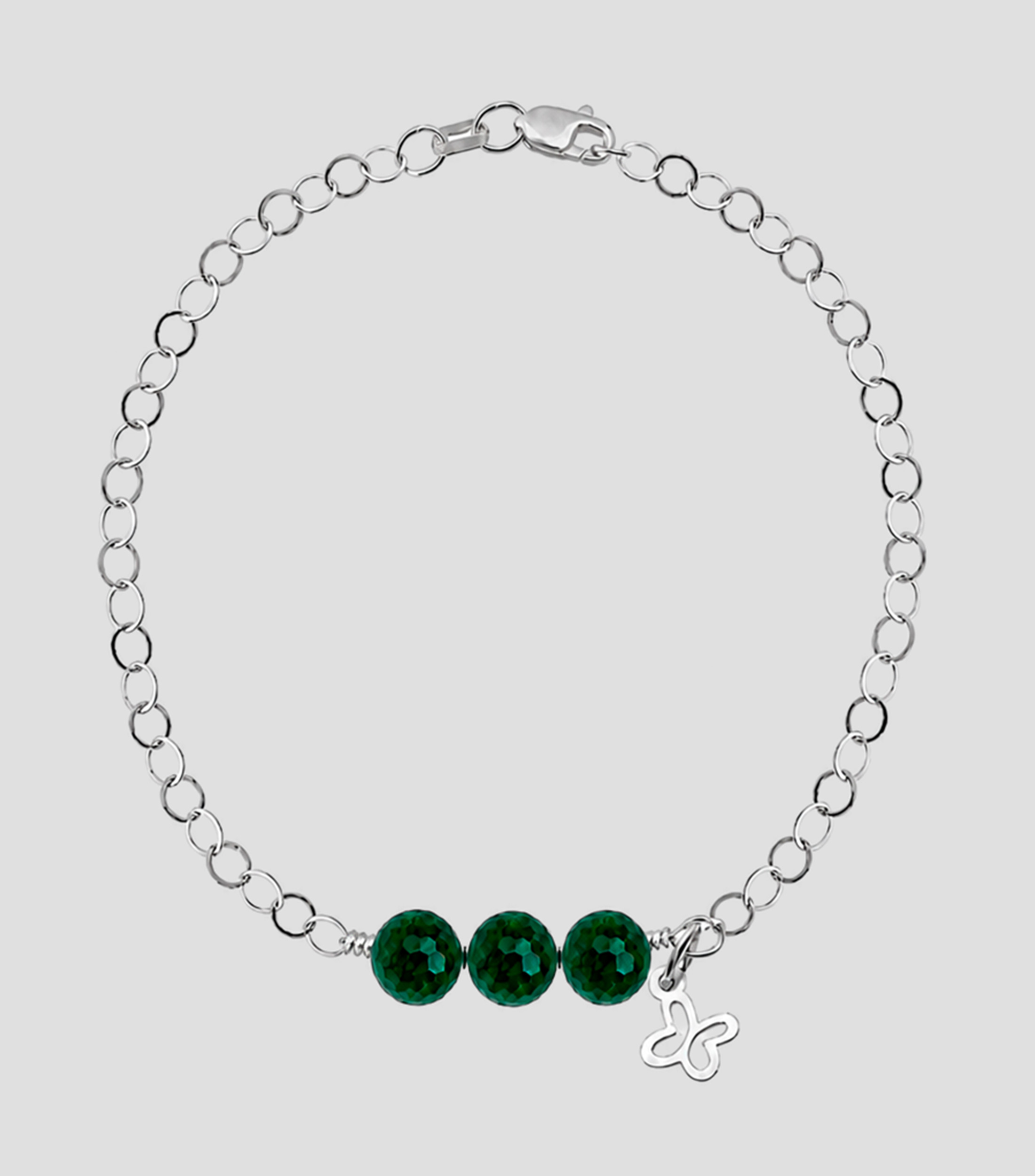 Pulsera en Plata .925 Mariposa Mujer