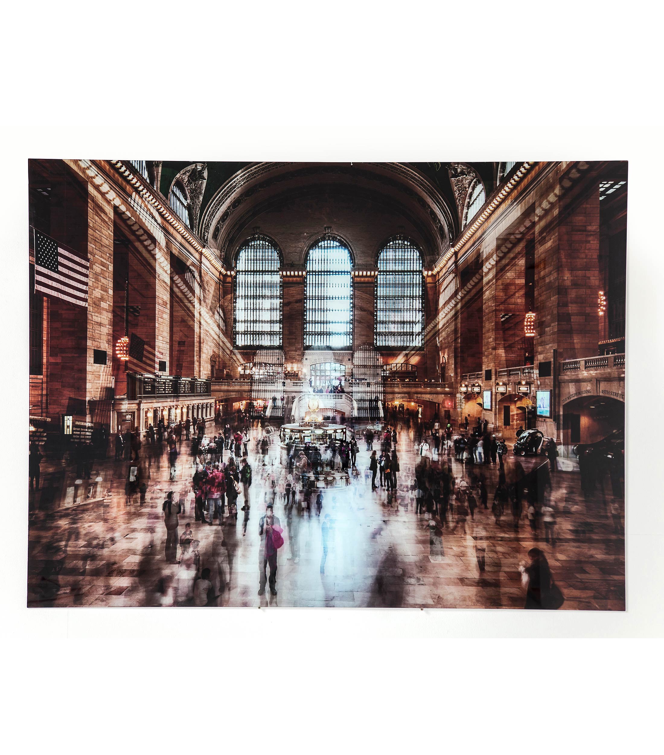 Cuadro Grand Central en cristal