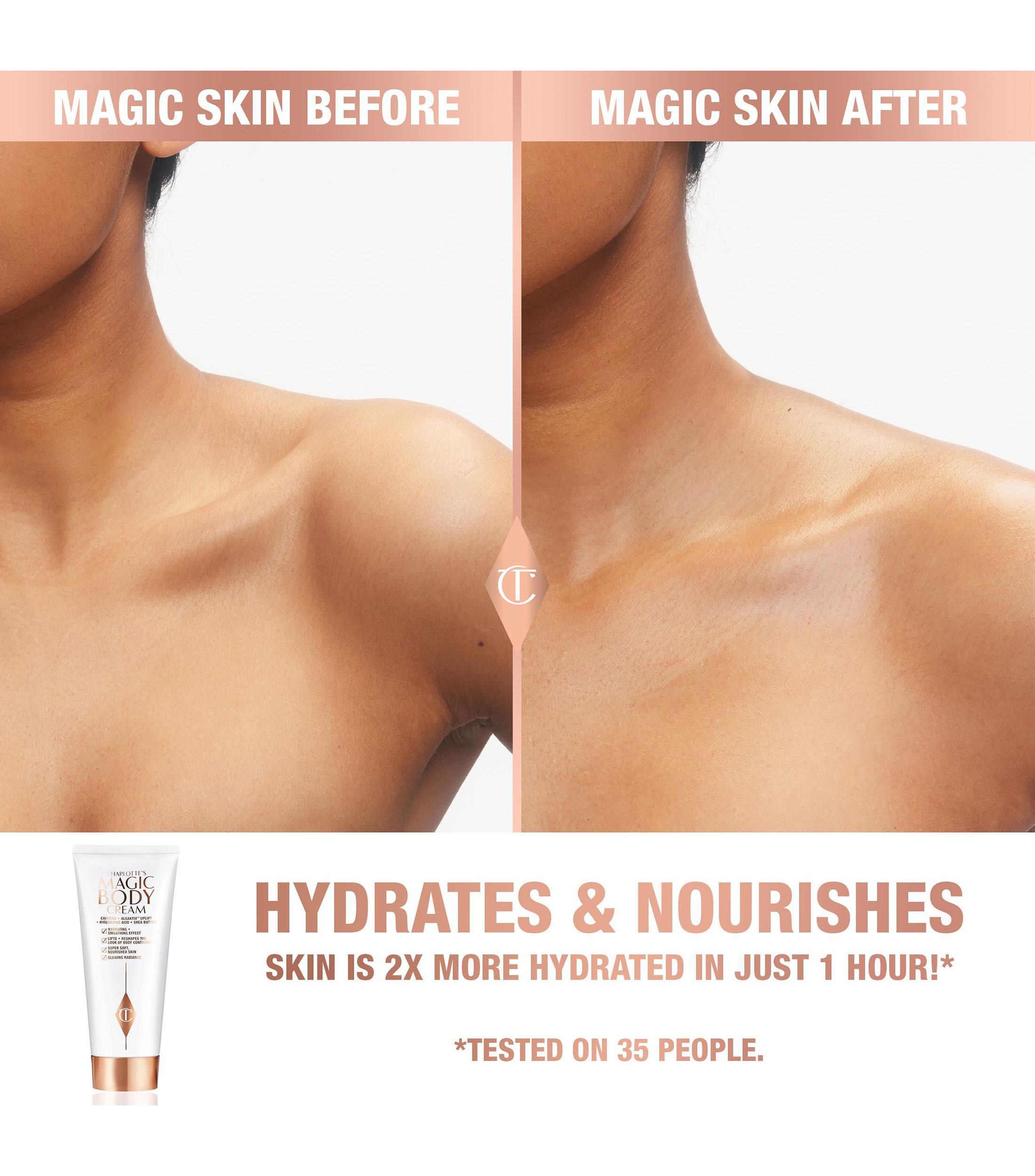 Crema Corporal Charlottes Magic Body, 50 ml