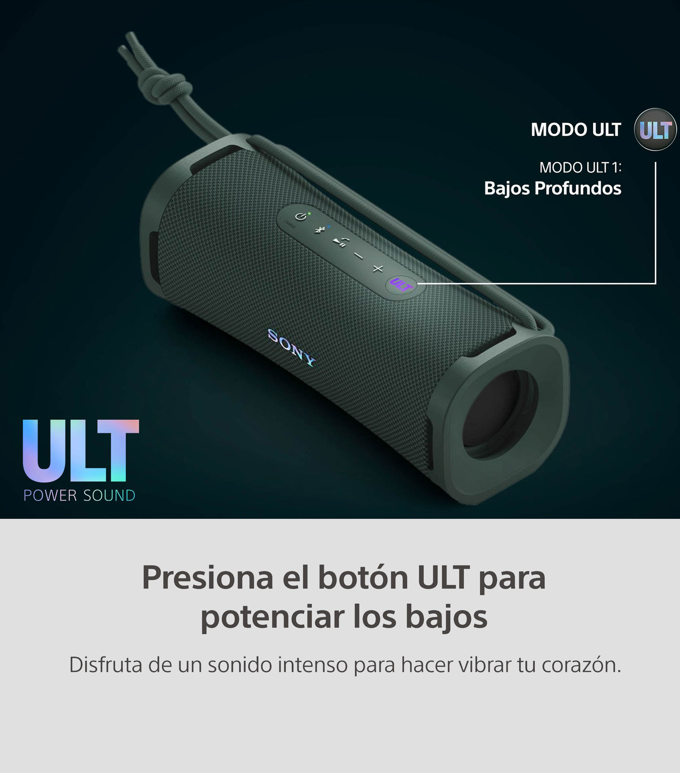 Bocina portátil inalámbrica Bluetooth ULT Field 1 Verde