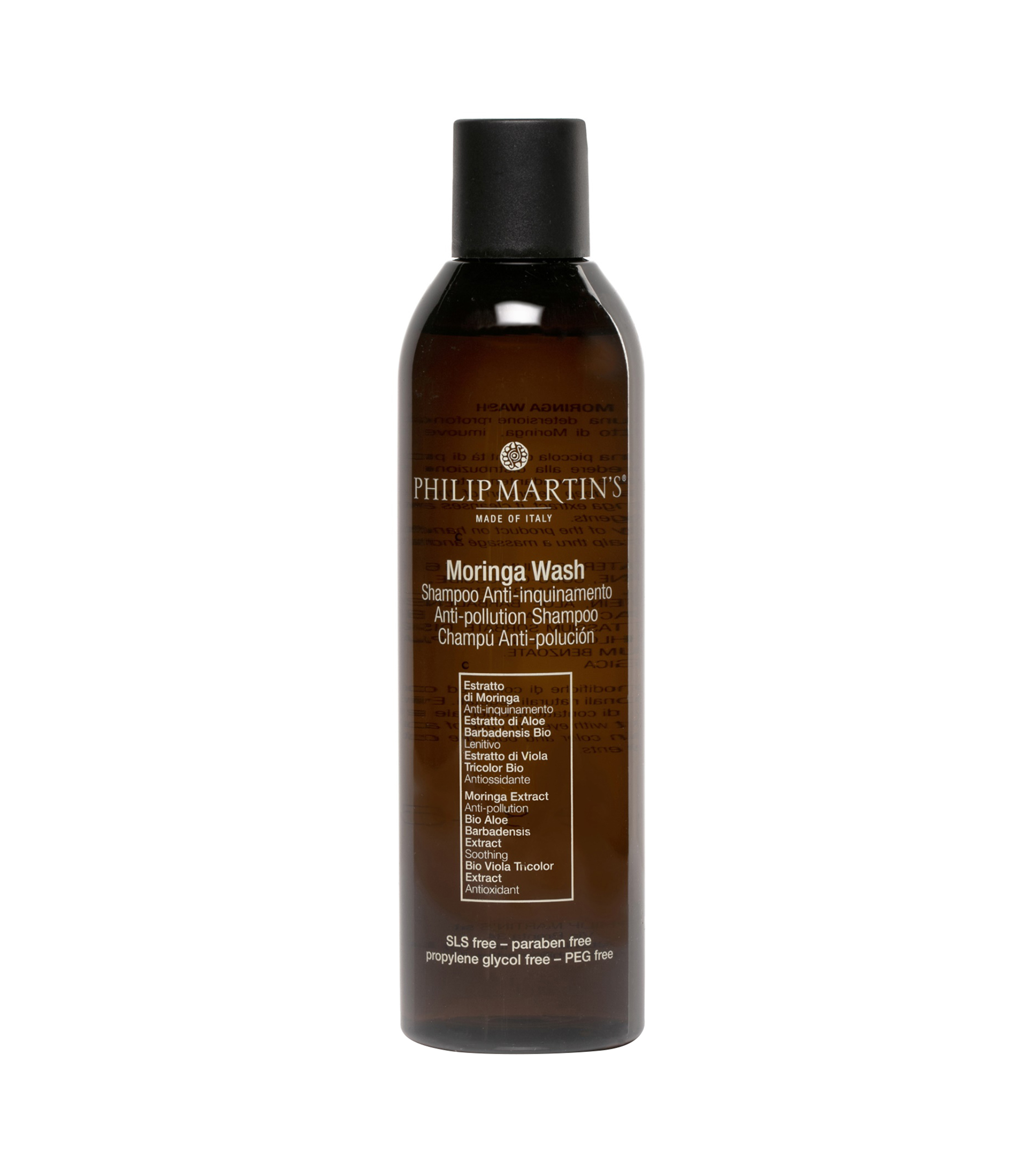 Shampoo anti-Polucion Moringa Wash, 250 ml