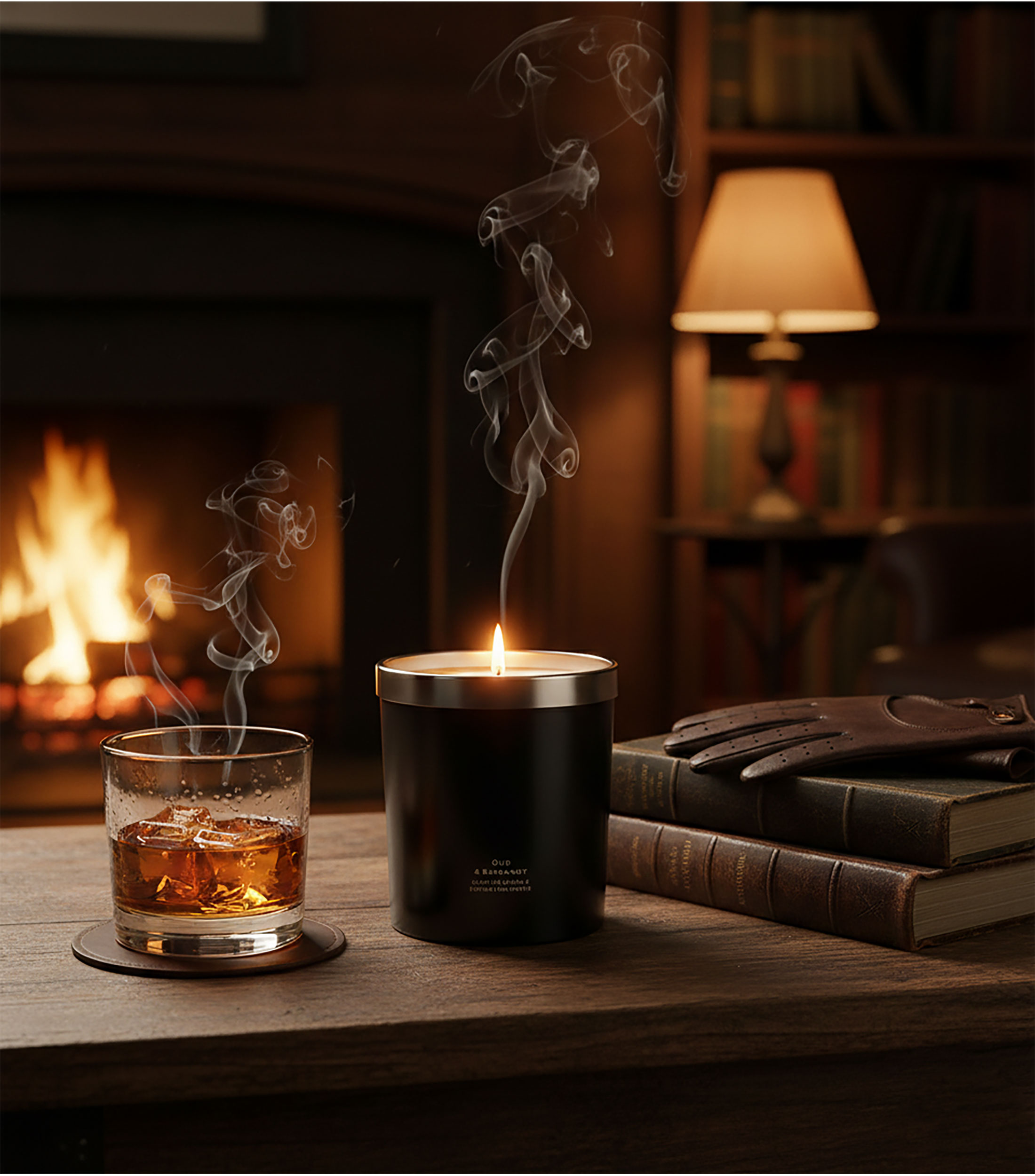 Vela aromática Oud & Bergamot
