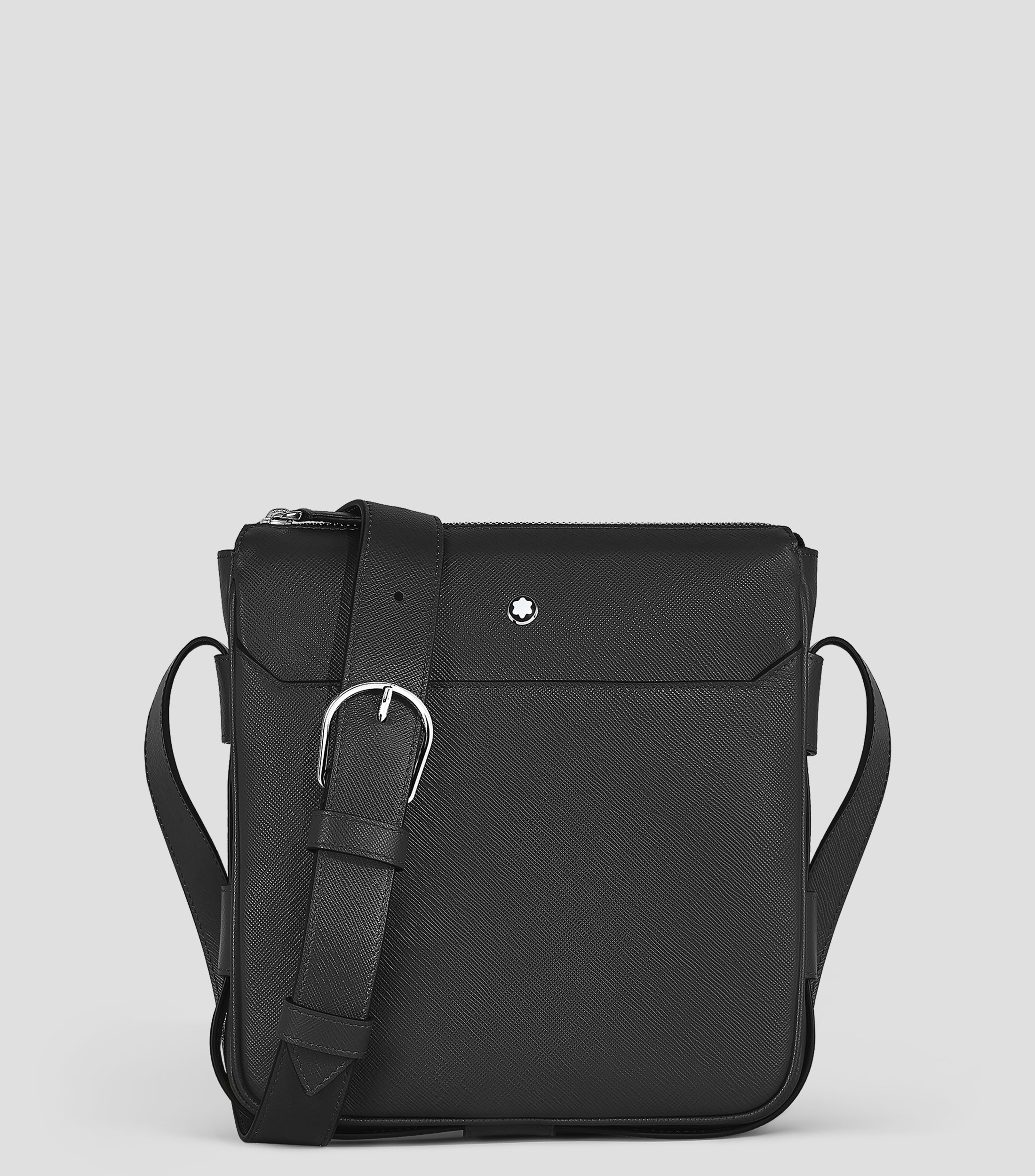 Bolso messenger vertical cinturón de piel sartorial Hombre