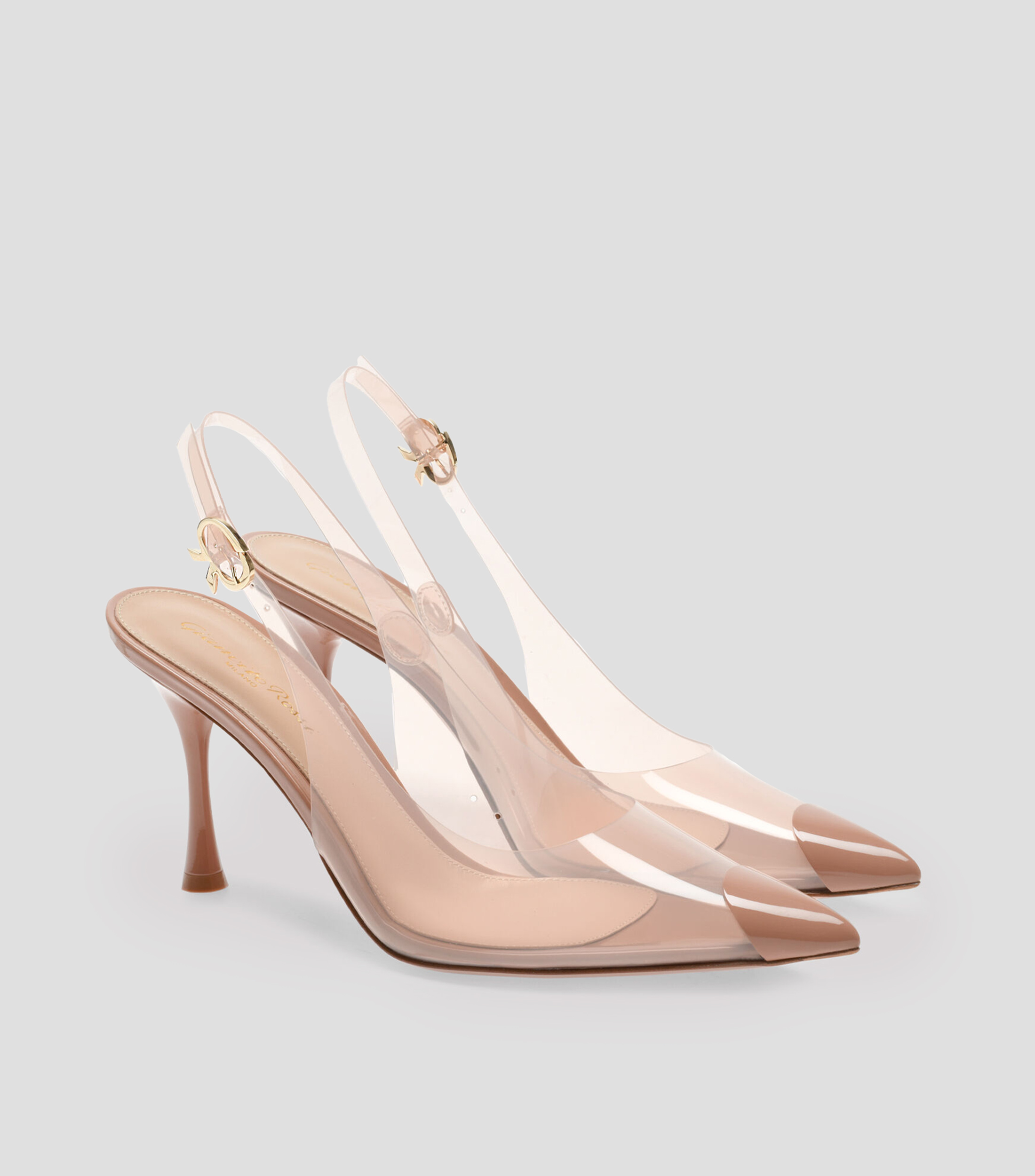 Zapatillas slingback tacón alto de aguja Diana lisas Mujer