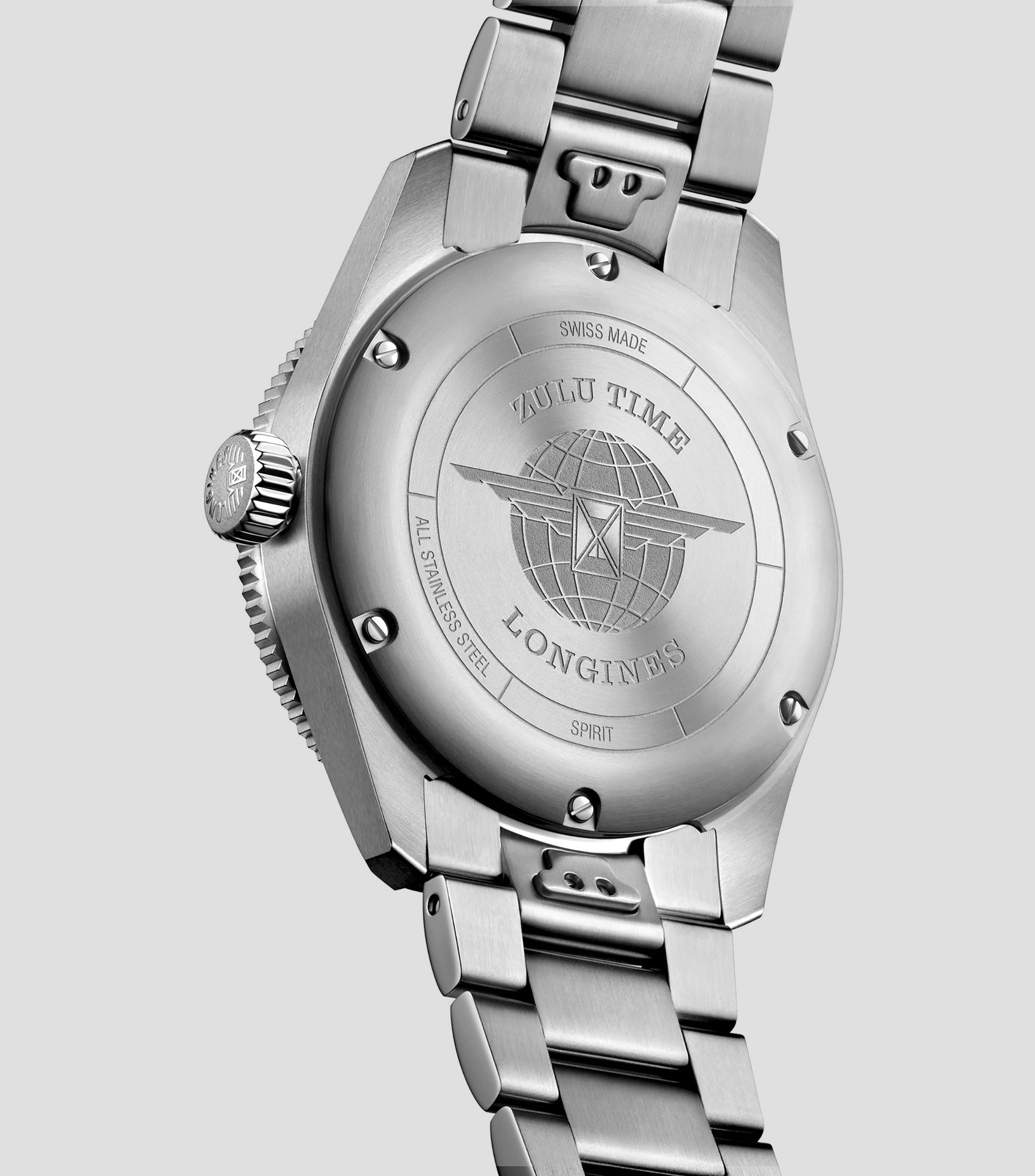 Reloj para hombre Spirit Zulu casual, plateado