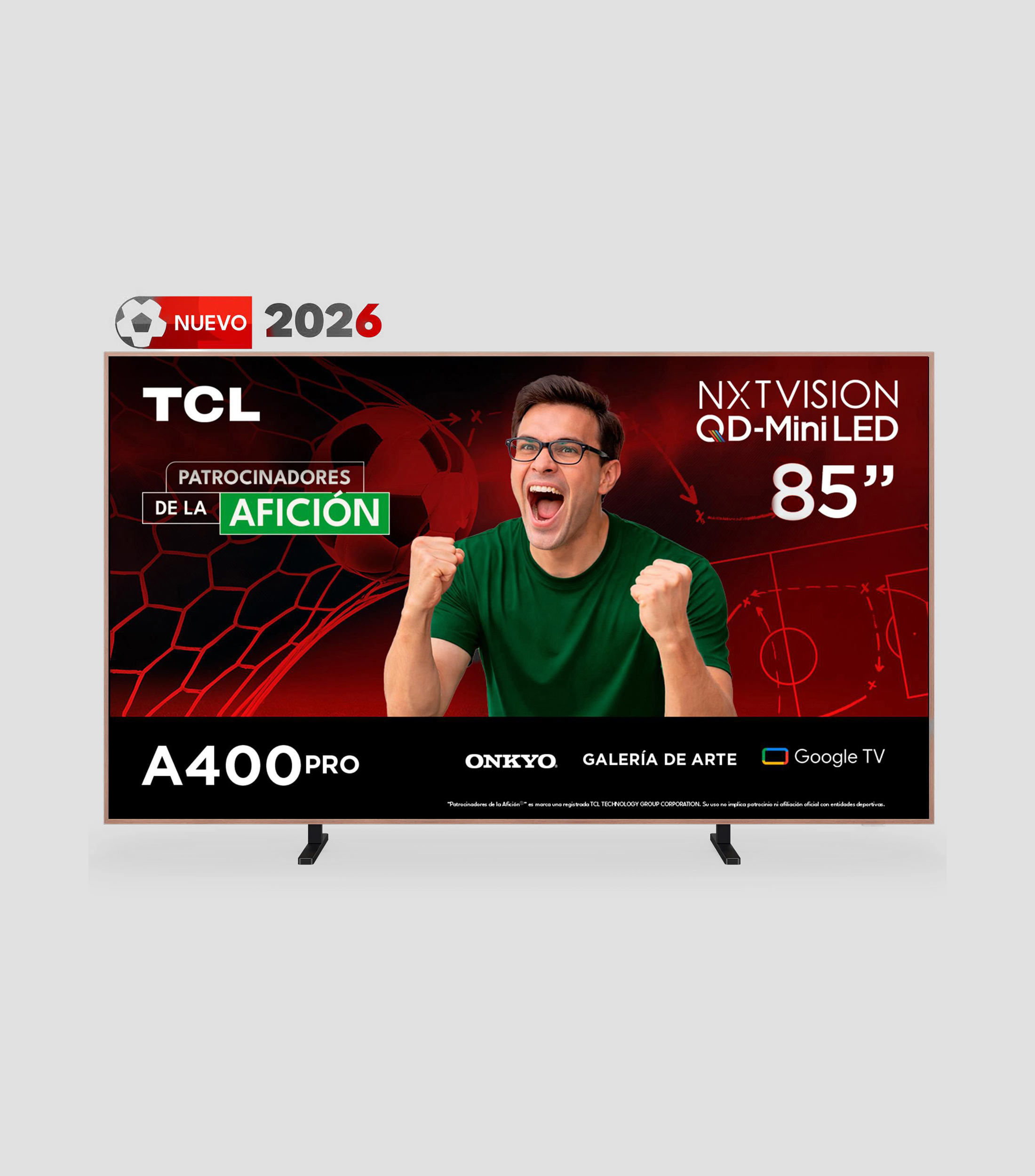 Pantalla 85 Pulgadas Plana Mini-LED 4K Google TV 85A400 Pro