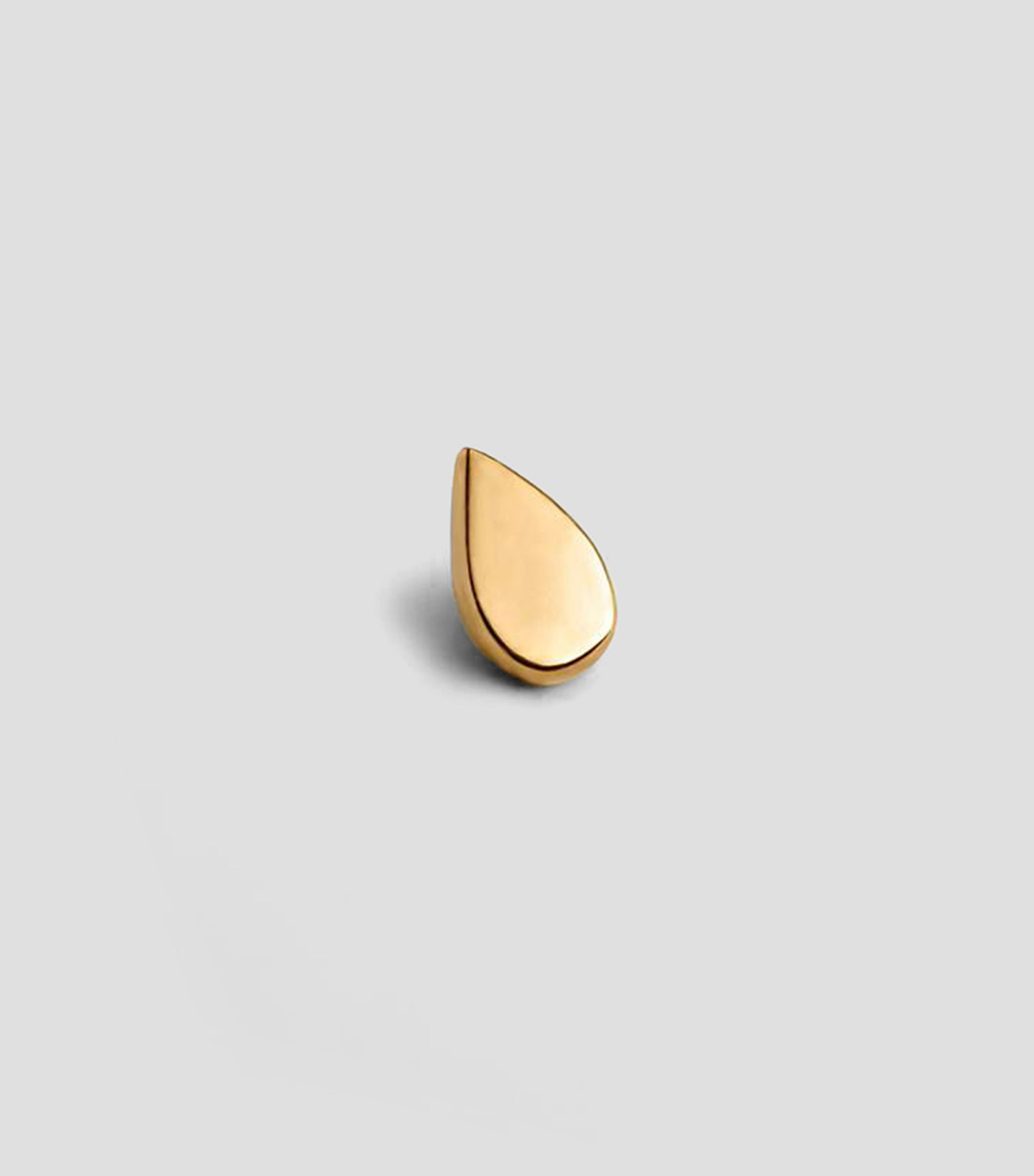 Pendiente en oro amarillo de 18 kilates en forma de gota Goldie Mujer