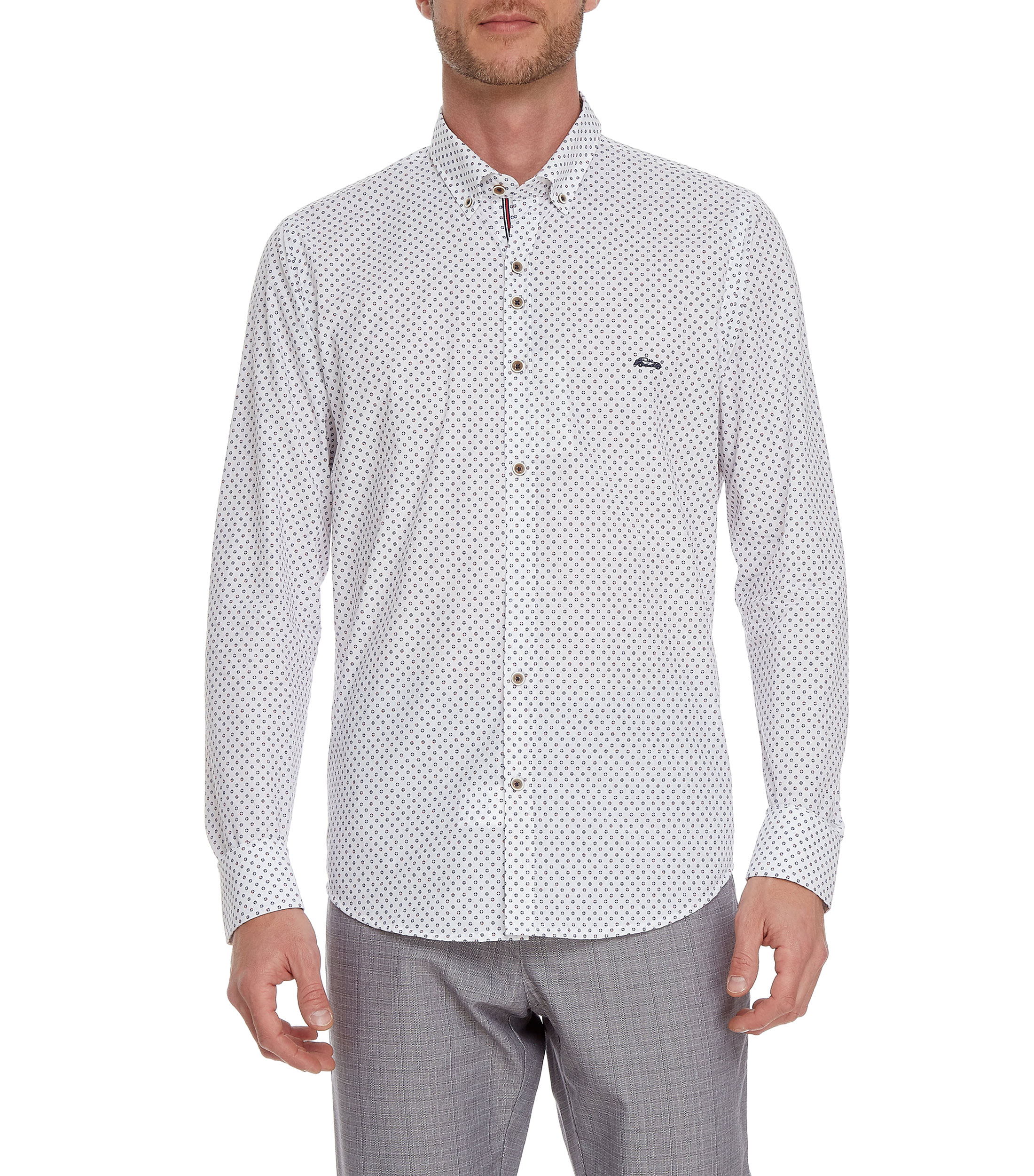 Dario Beltran con rombos manga larga Hombre - El Palacio de Hierro