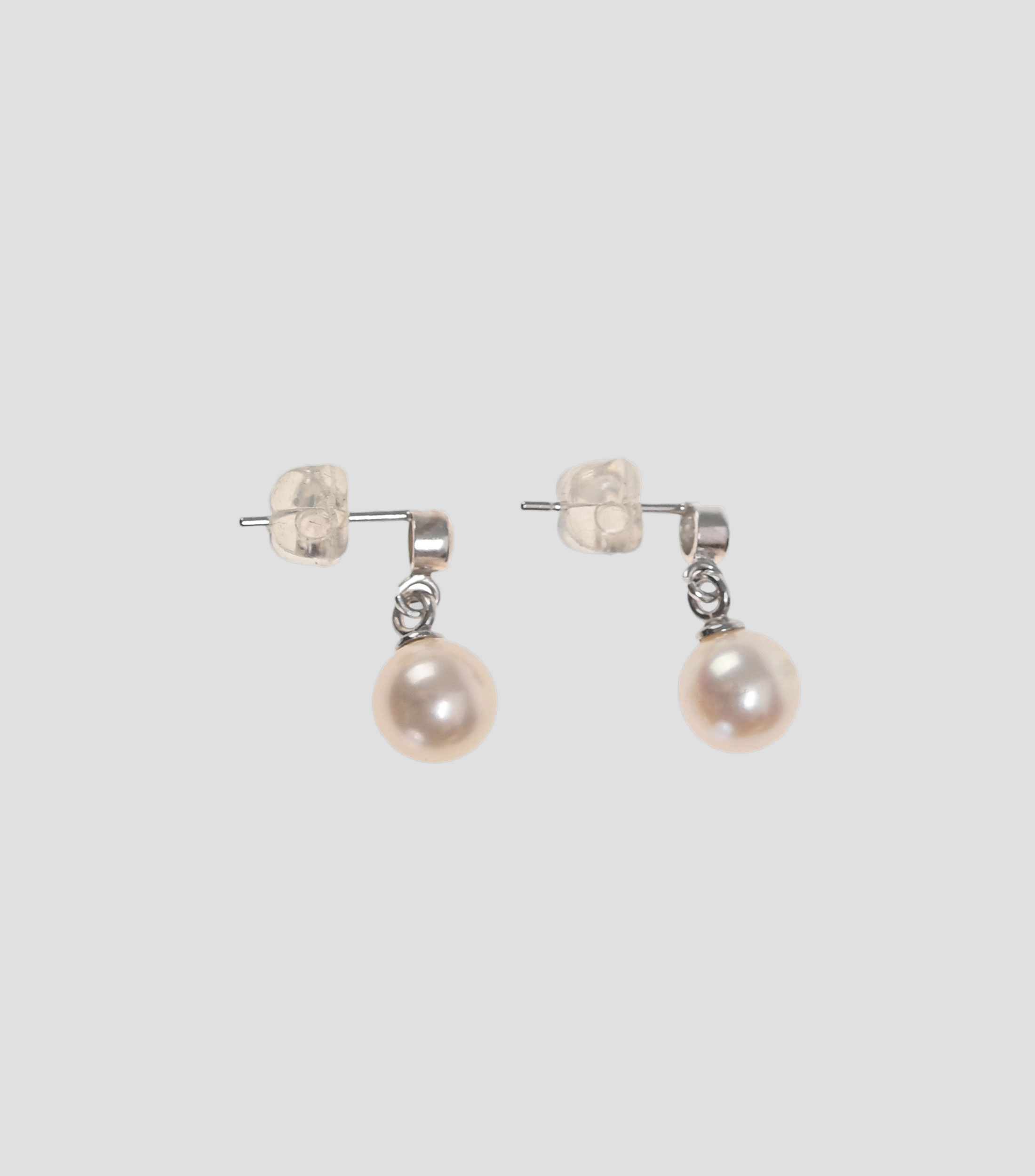 Aretes en Plata .925 con Perlas Mujer