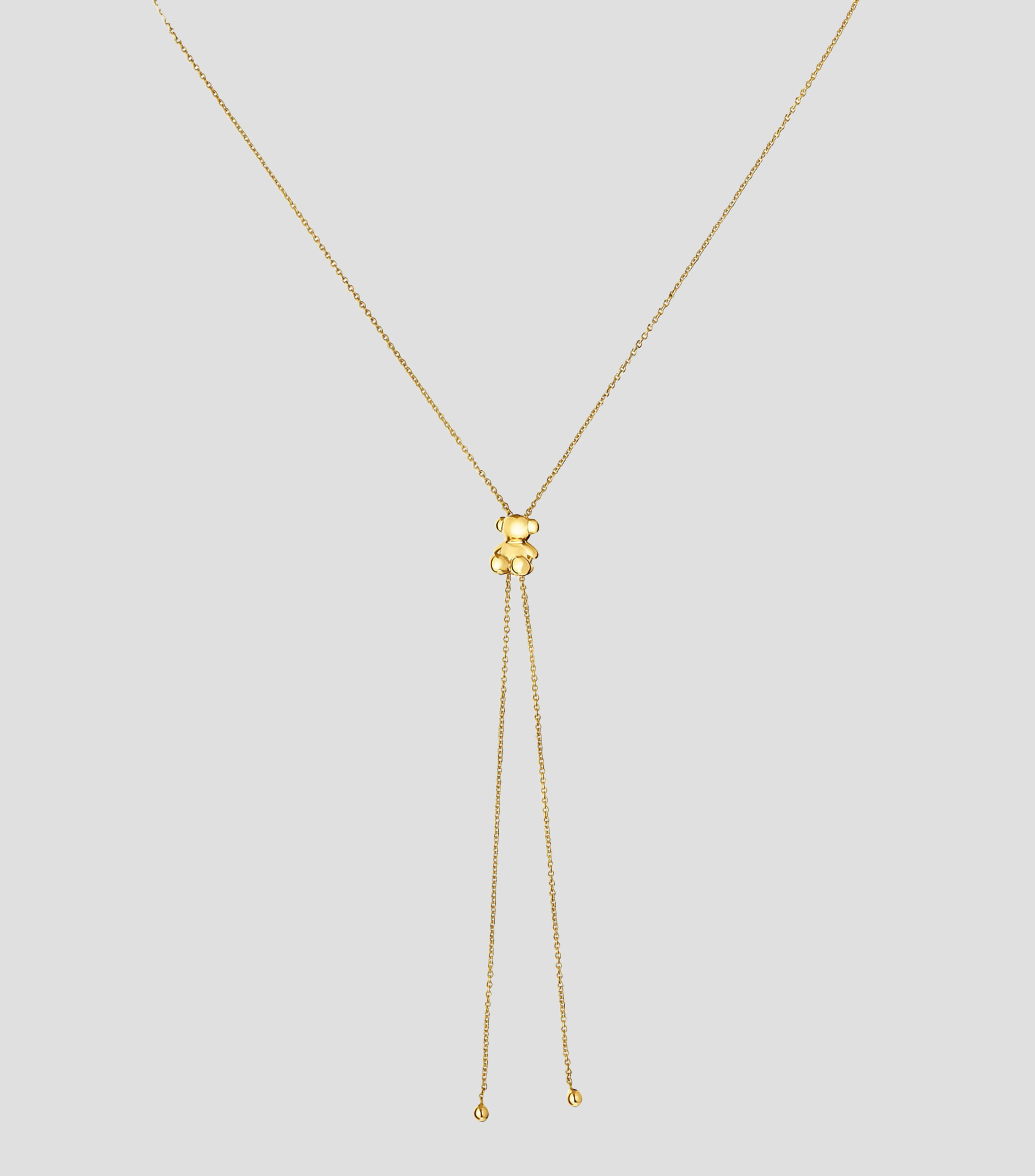 Collar en Plata .925 con Oso Mujer