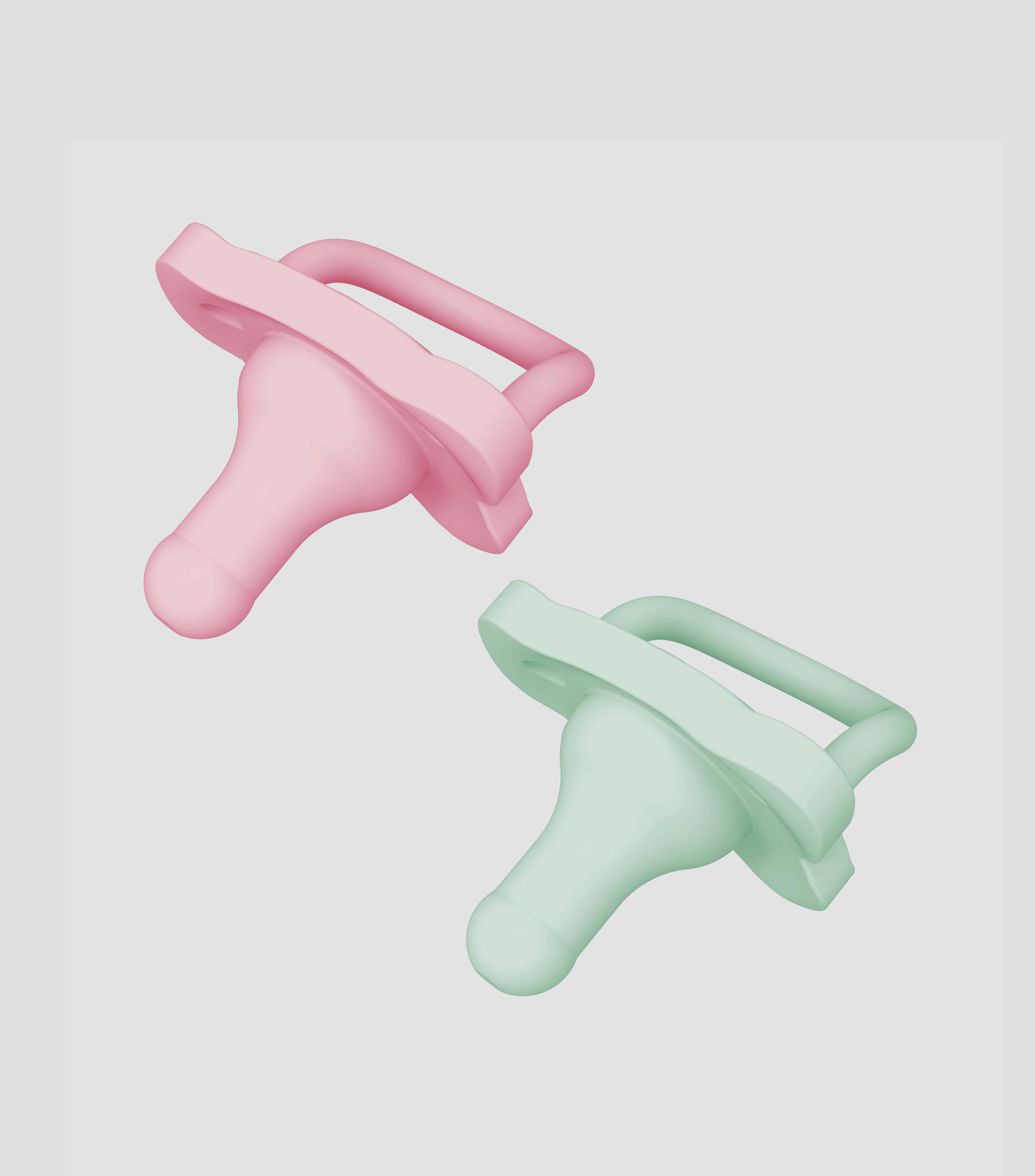 Set de 2 Chupones de silicón 0-6 meses
