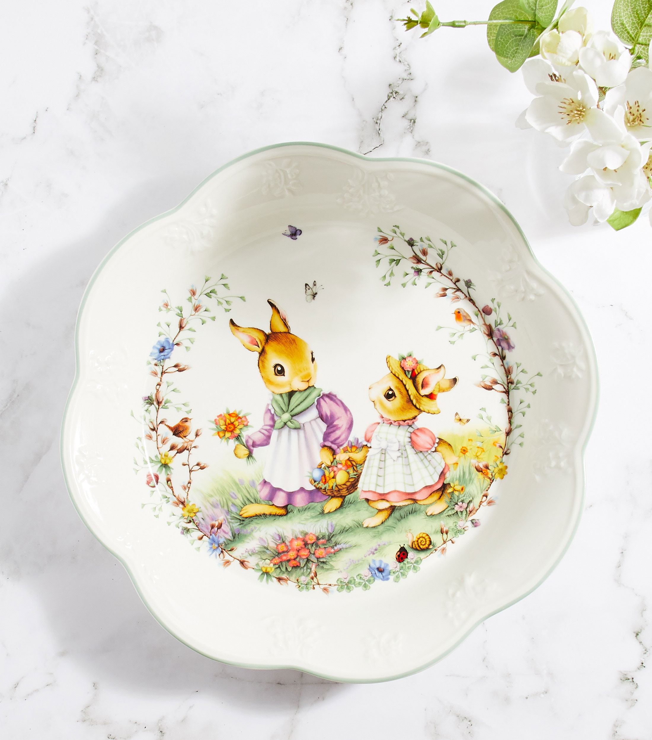 Centro de Mesa Spring Fantasy en porcelana