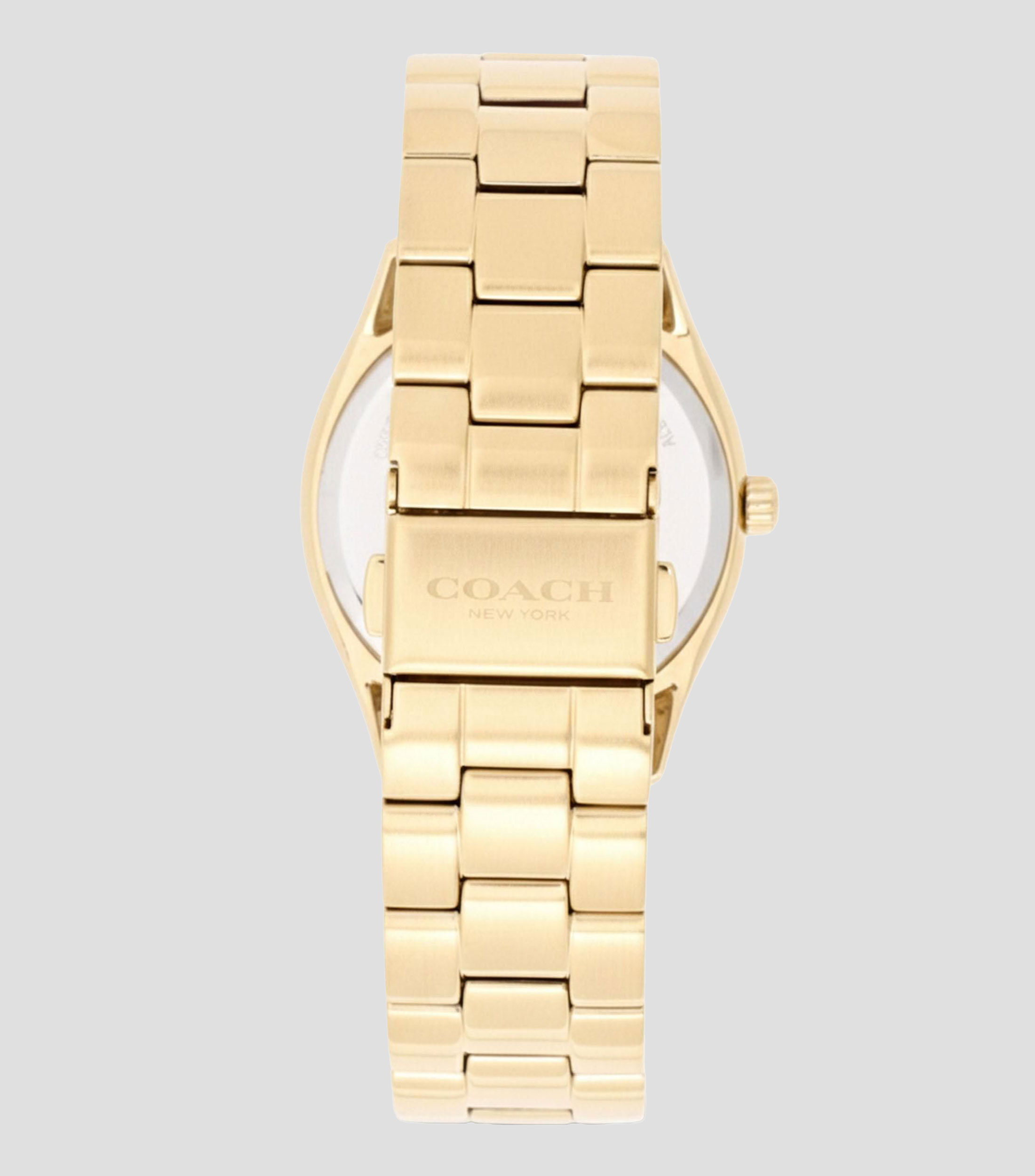 Reloj para Mujer Brooks De vestir Dorado, Blanco