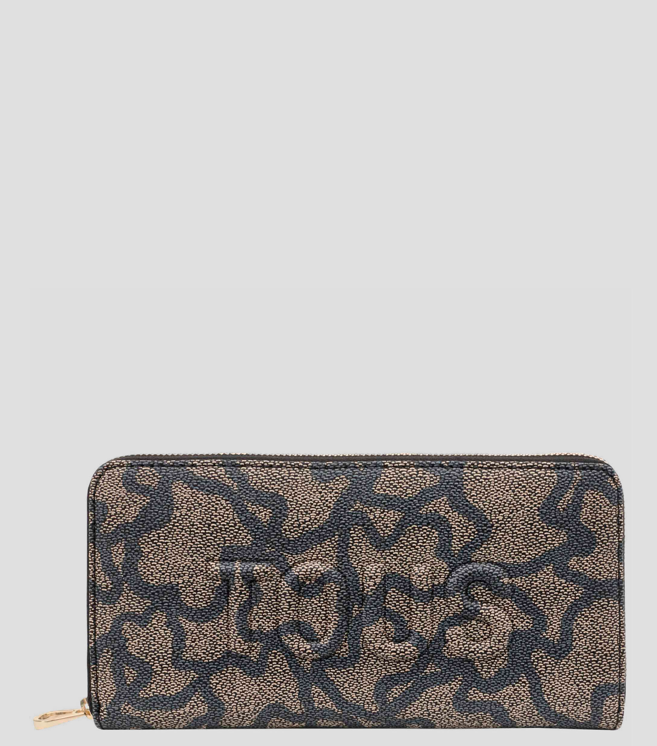 Cartera oro Kaos Icon monogram Mujer
