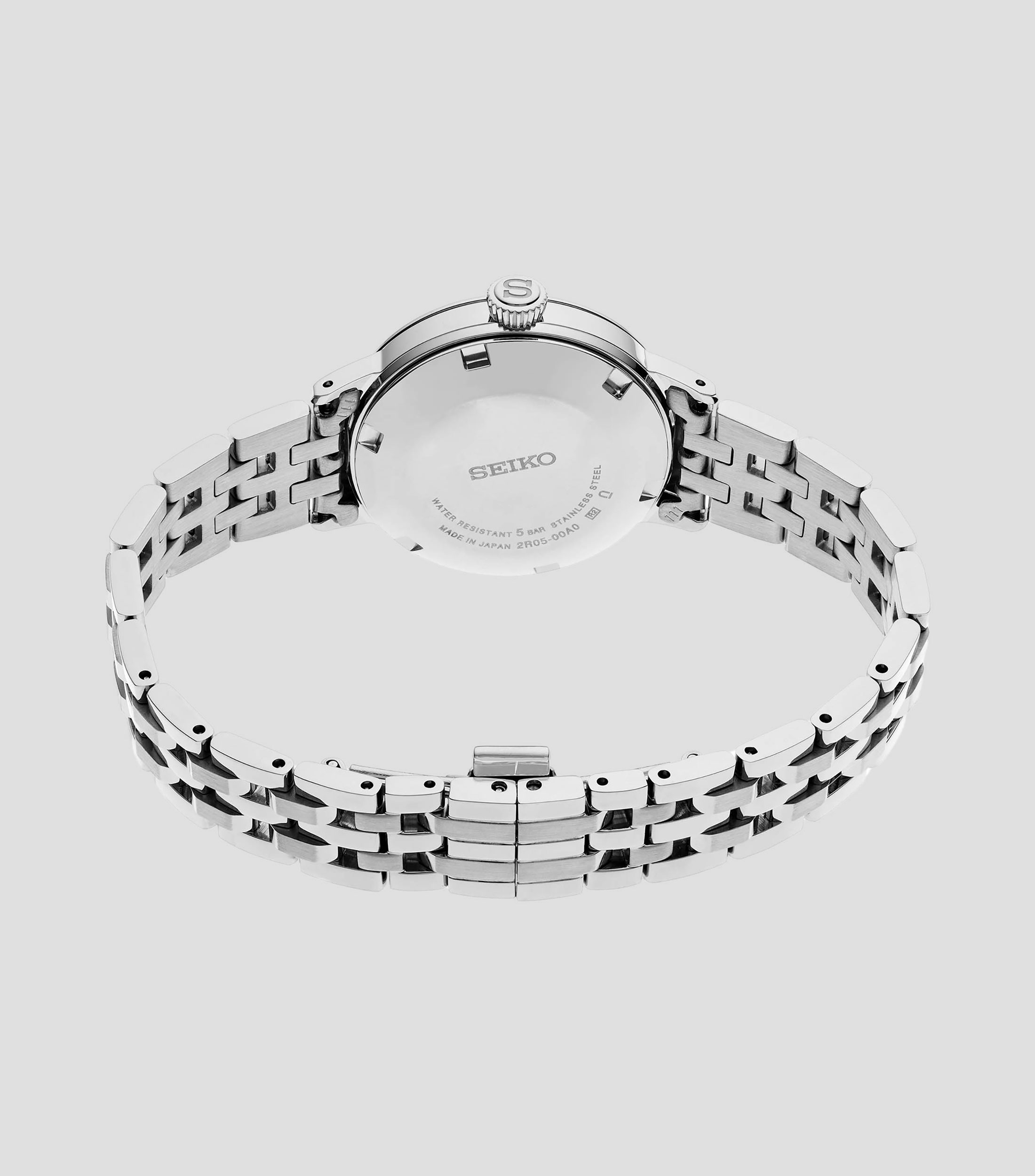 Reloj para mujer Presage casual, plateado