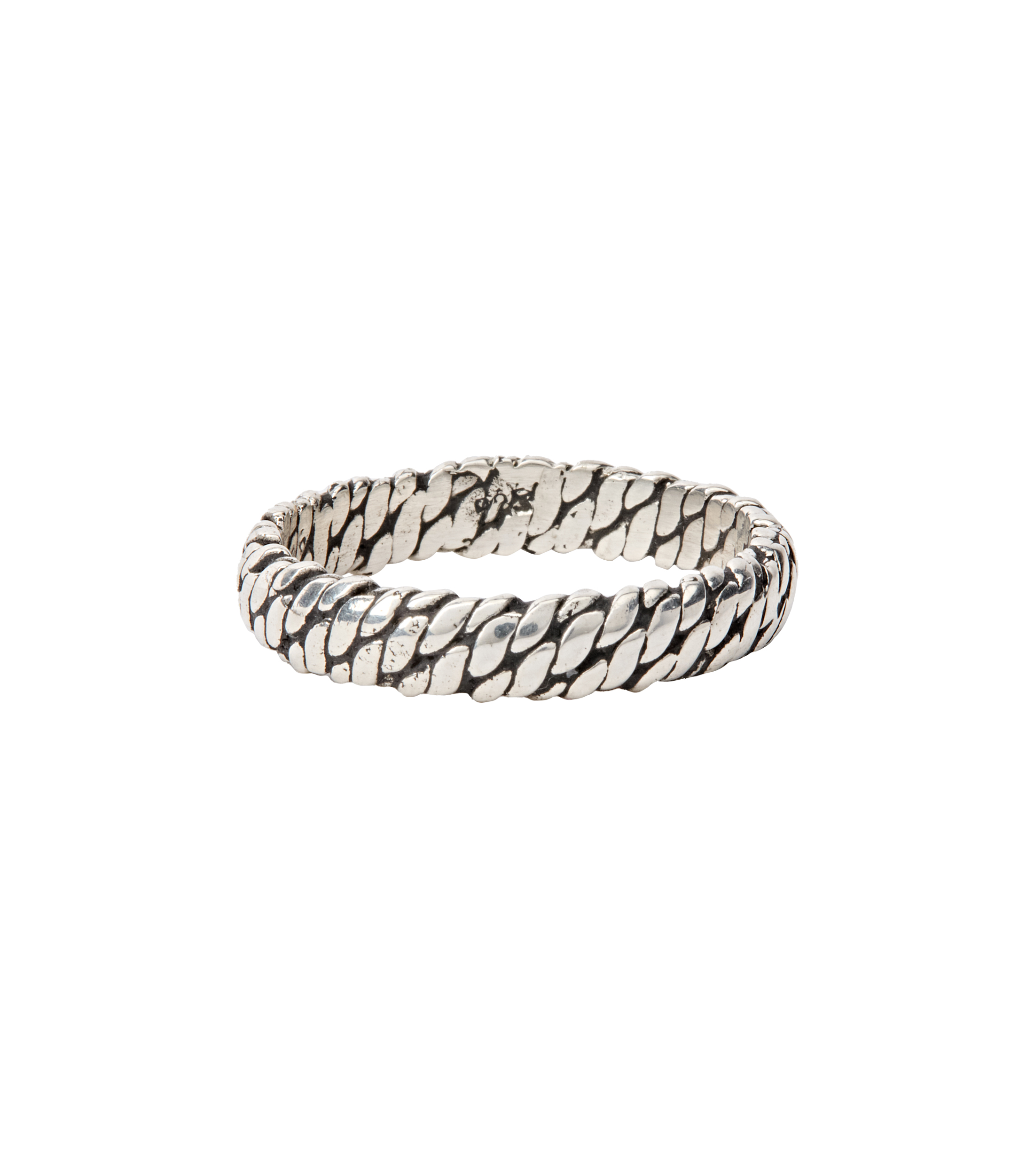Anillo en Plata .925 Entrelazado Hombre