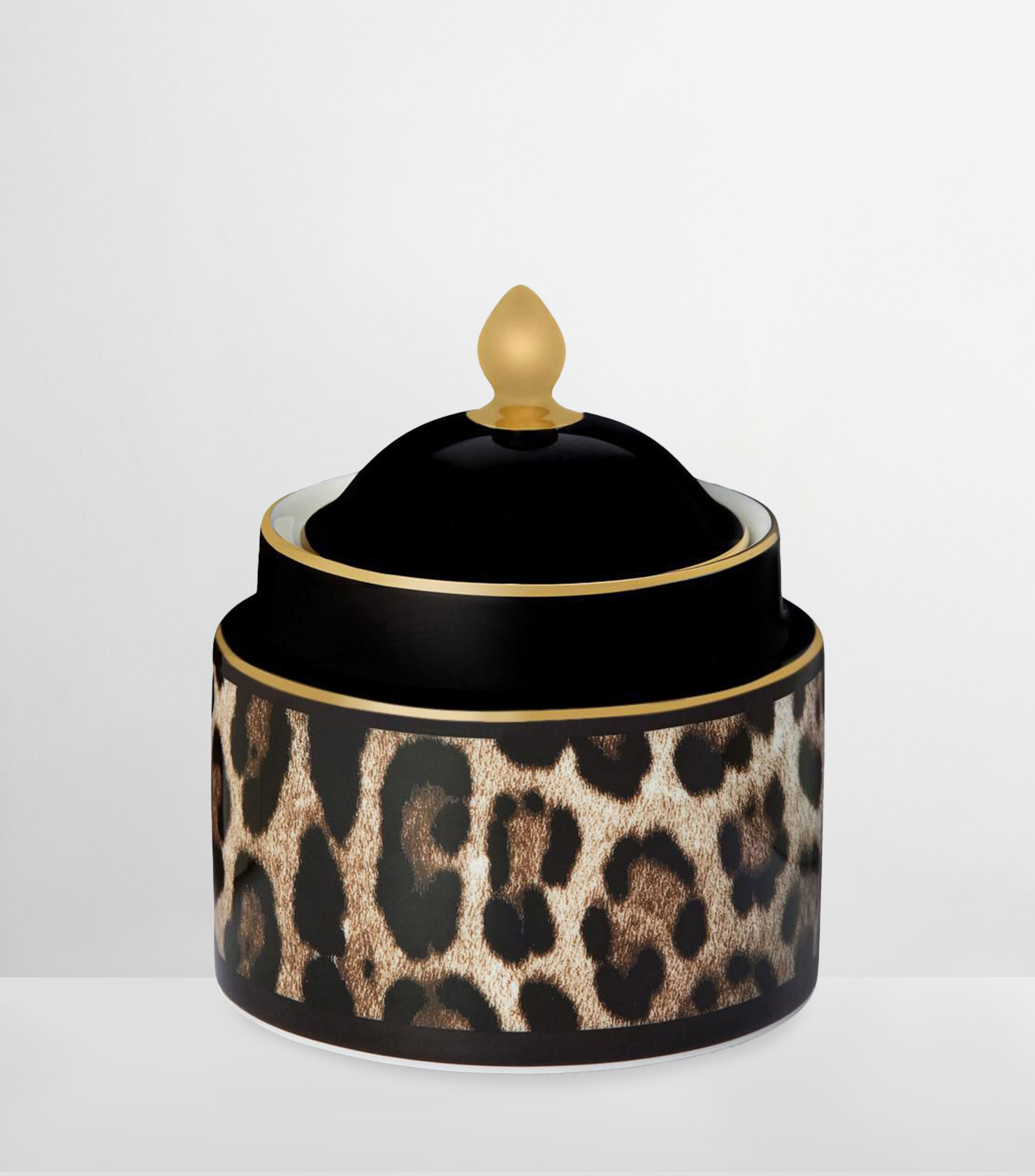 Azucarera Leopardo de porcelana