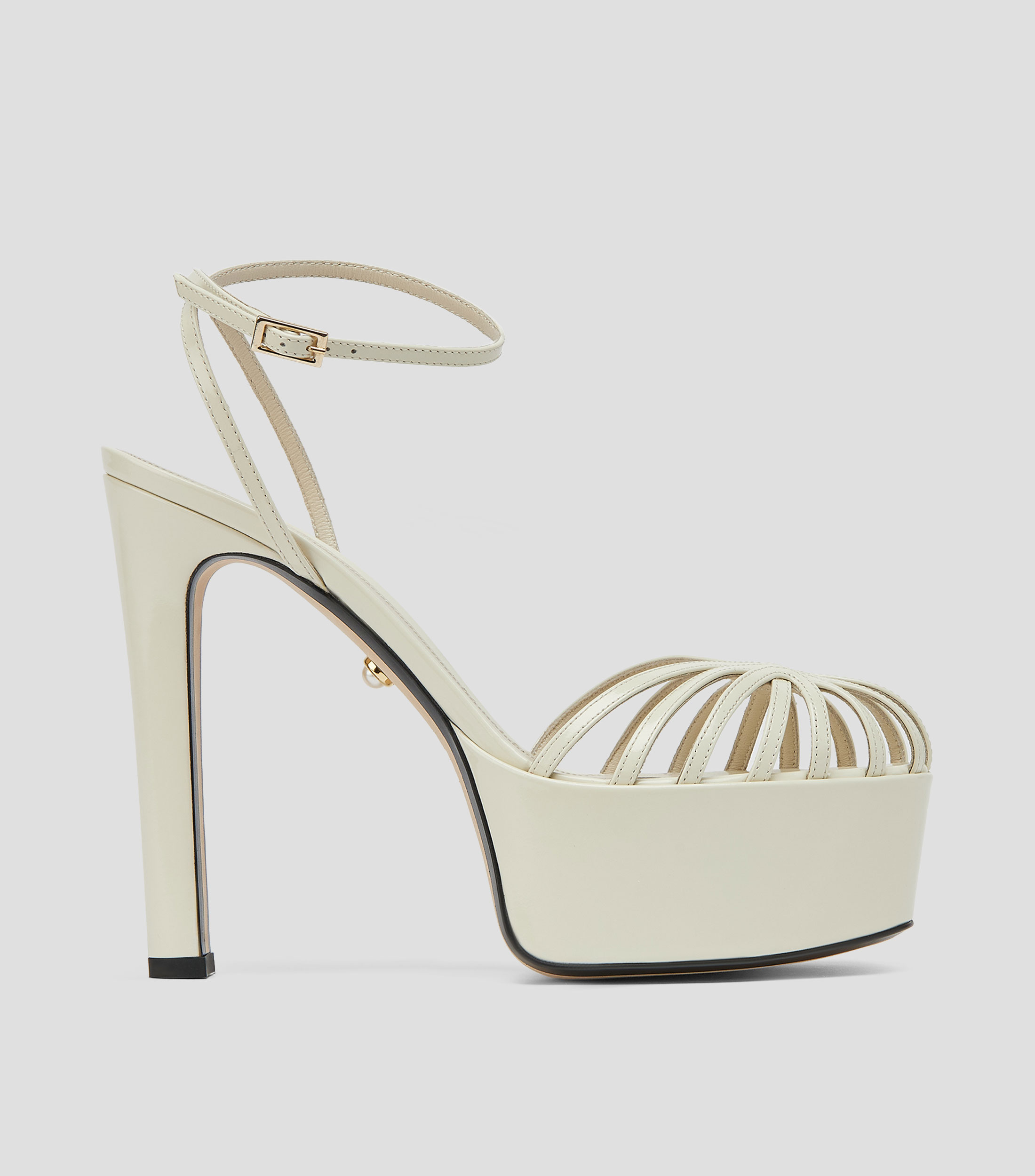 Sandalias con tacón alto ancho y plataforma Eva Mujer