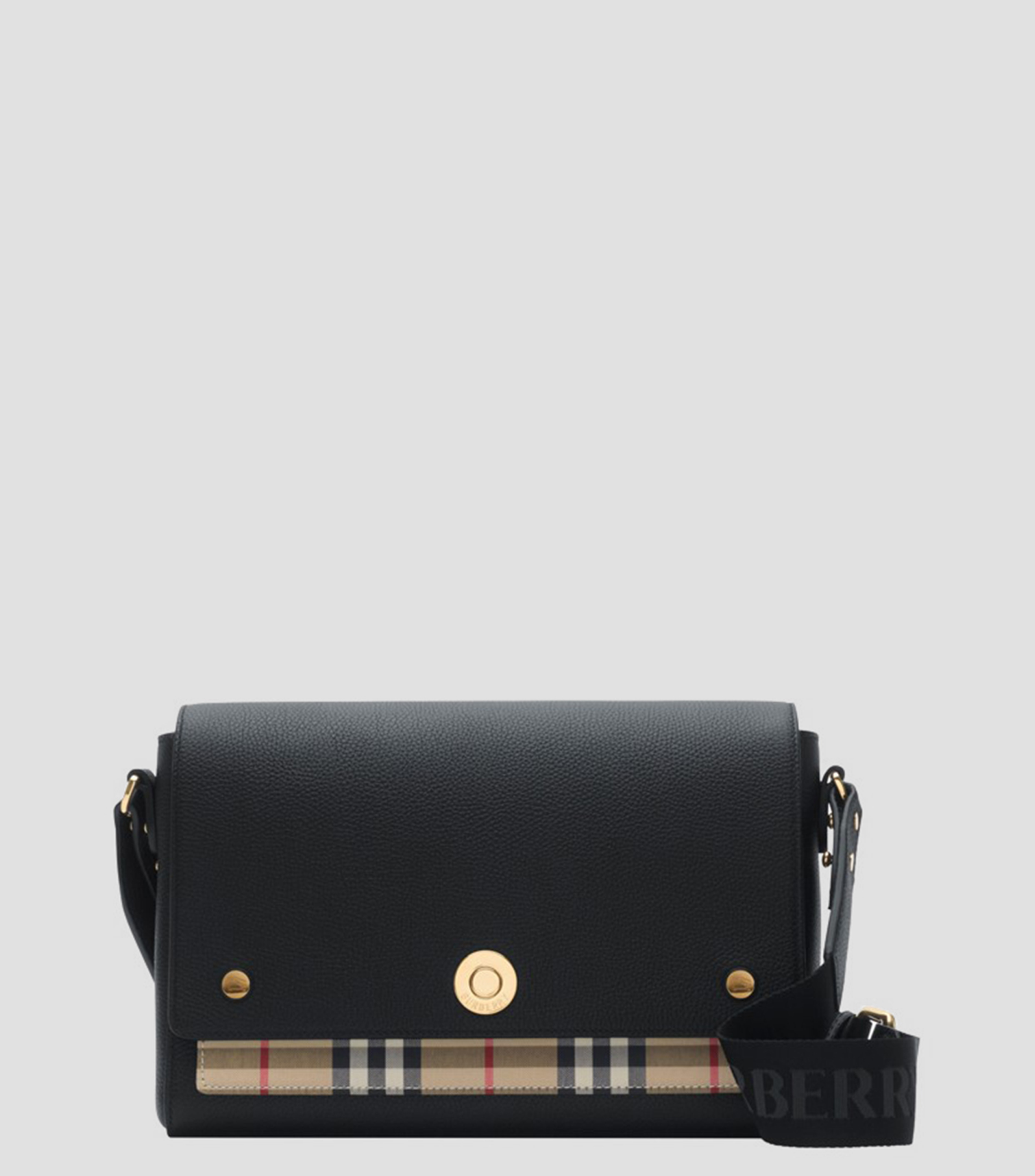 Bolsa crossbody en piel liso Mujer