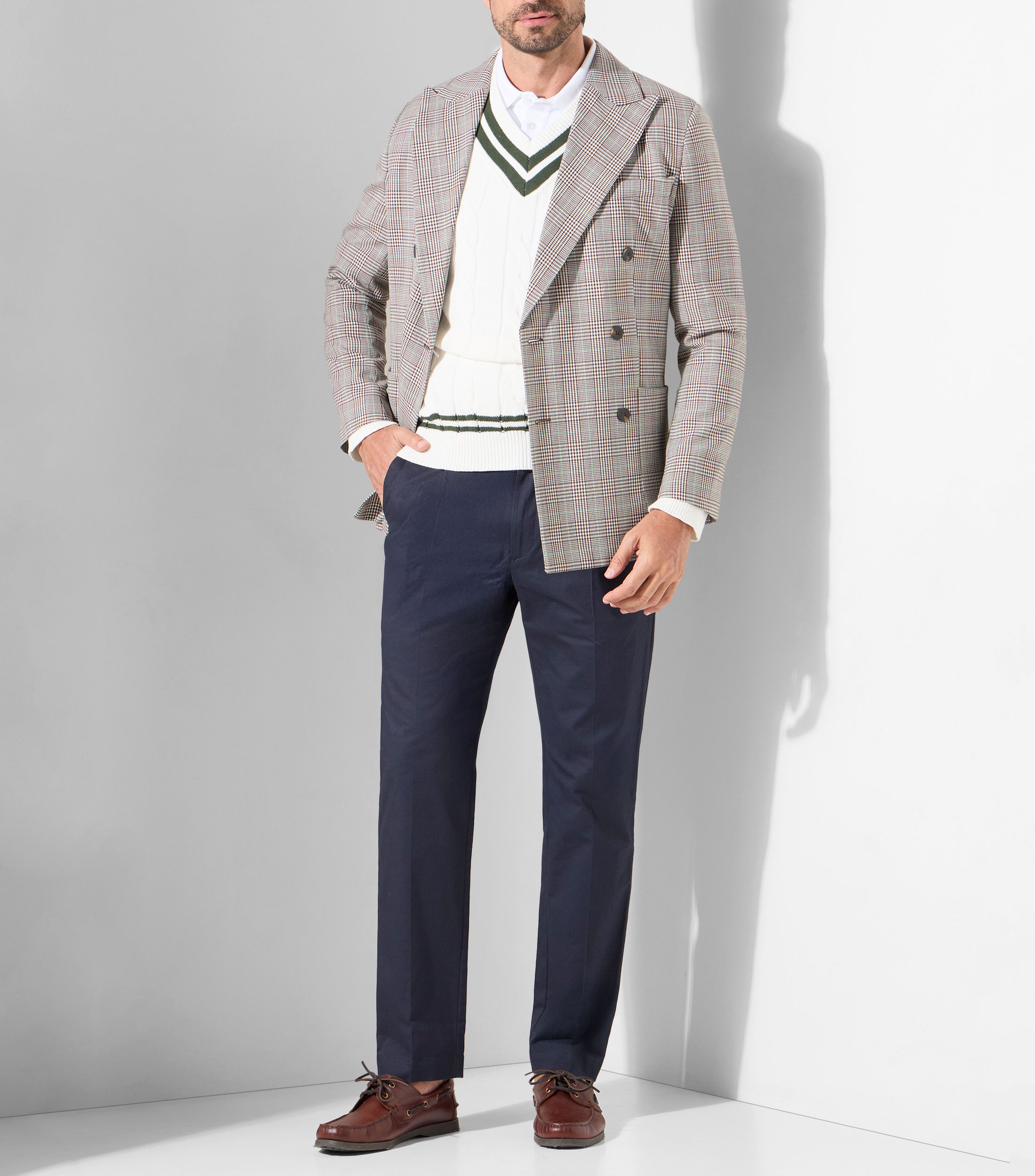 Blazer a cuadros Hombre