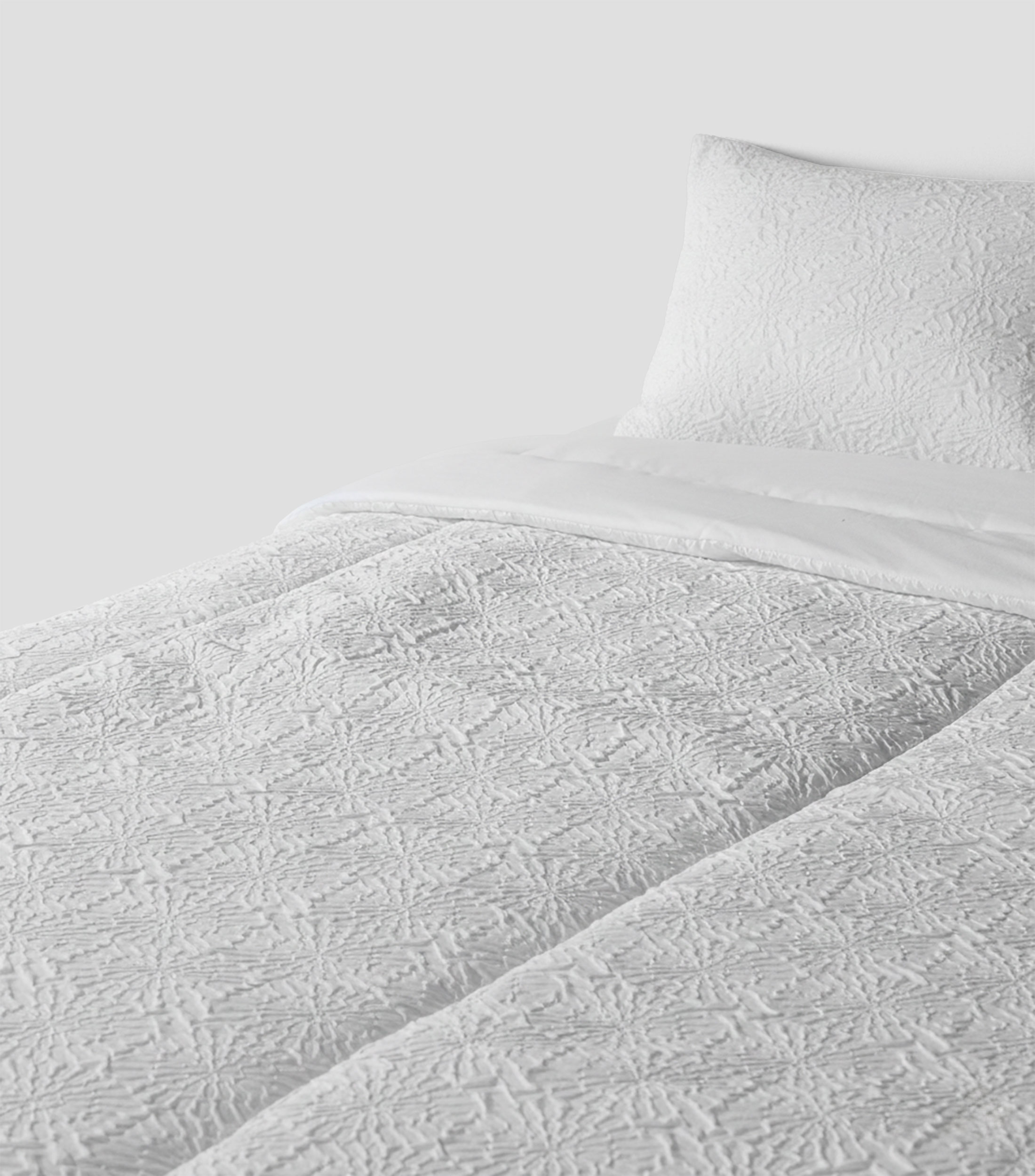 Edredón king size Kampur blanco