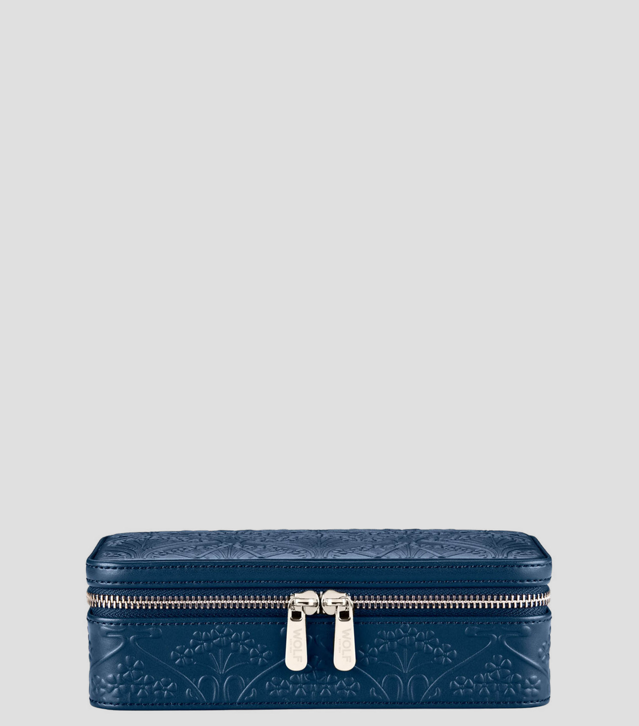 Estuche de Viaje Pequeño con cierre para Joyas All Over WOLF X LIBERTY Azul Marino