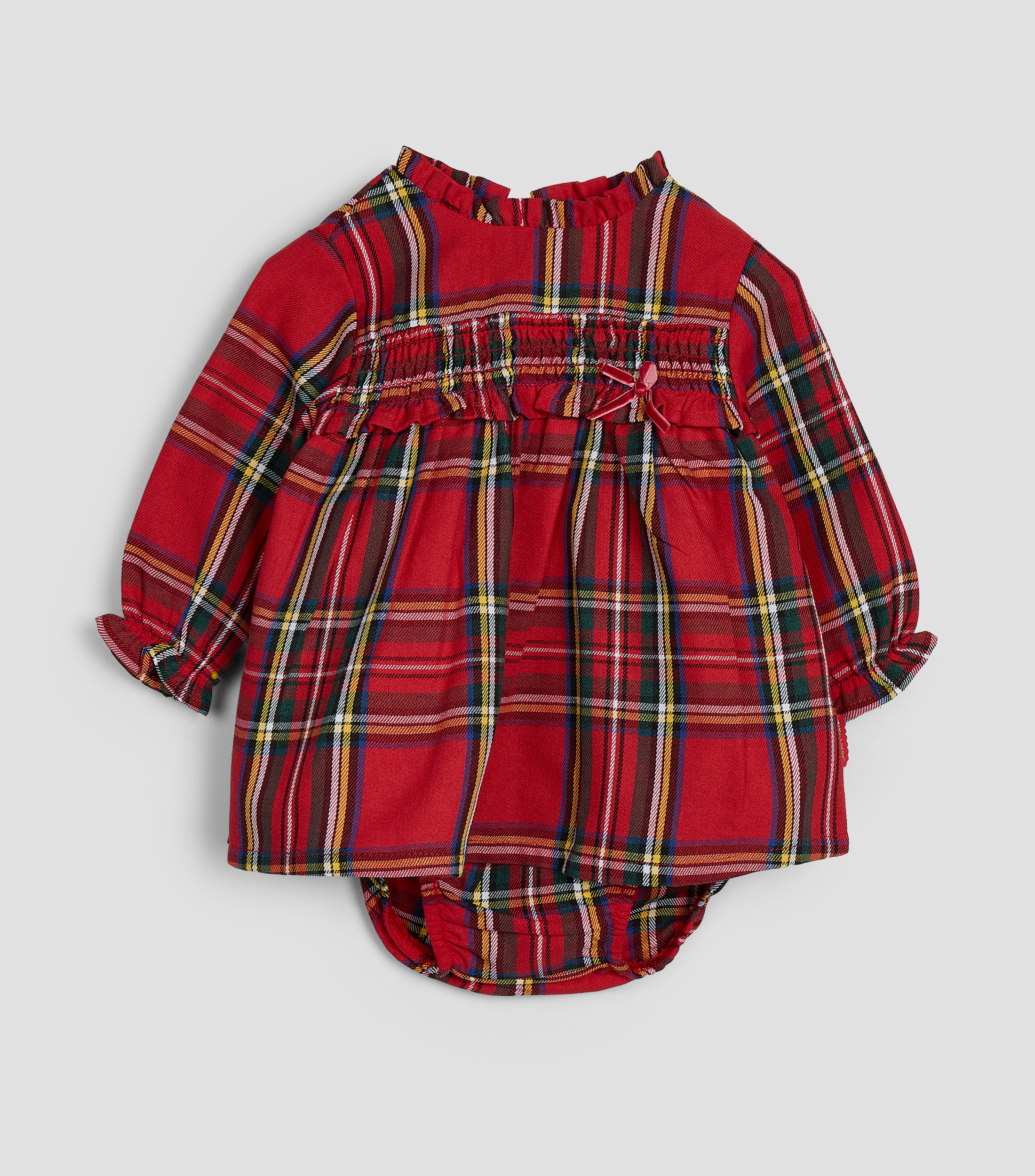 Vestido con cuadros Bebé