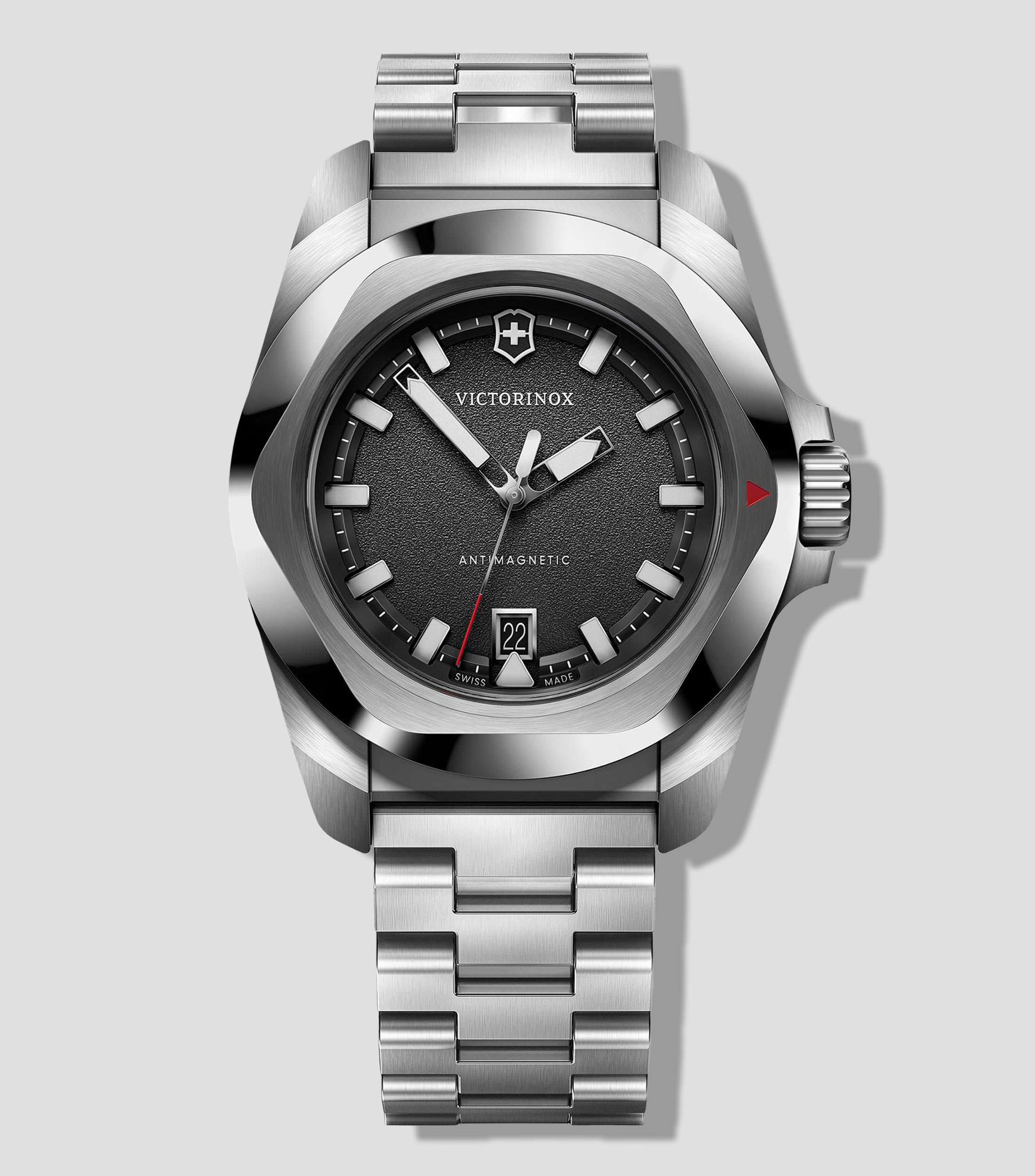 Reloj para hombre casual, Plateado