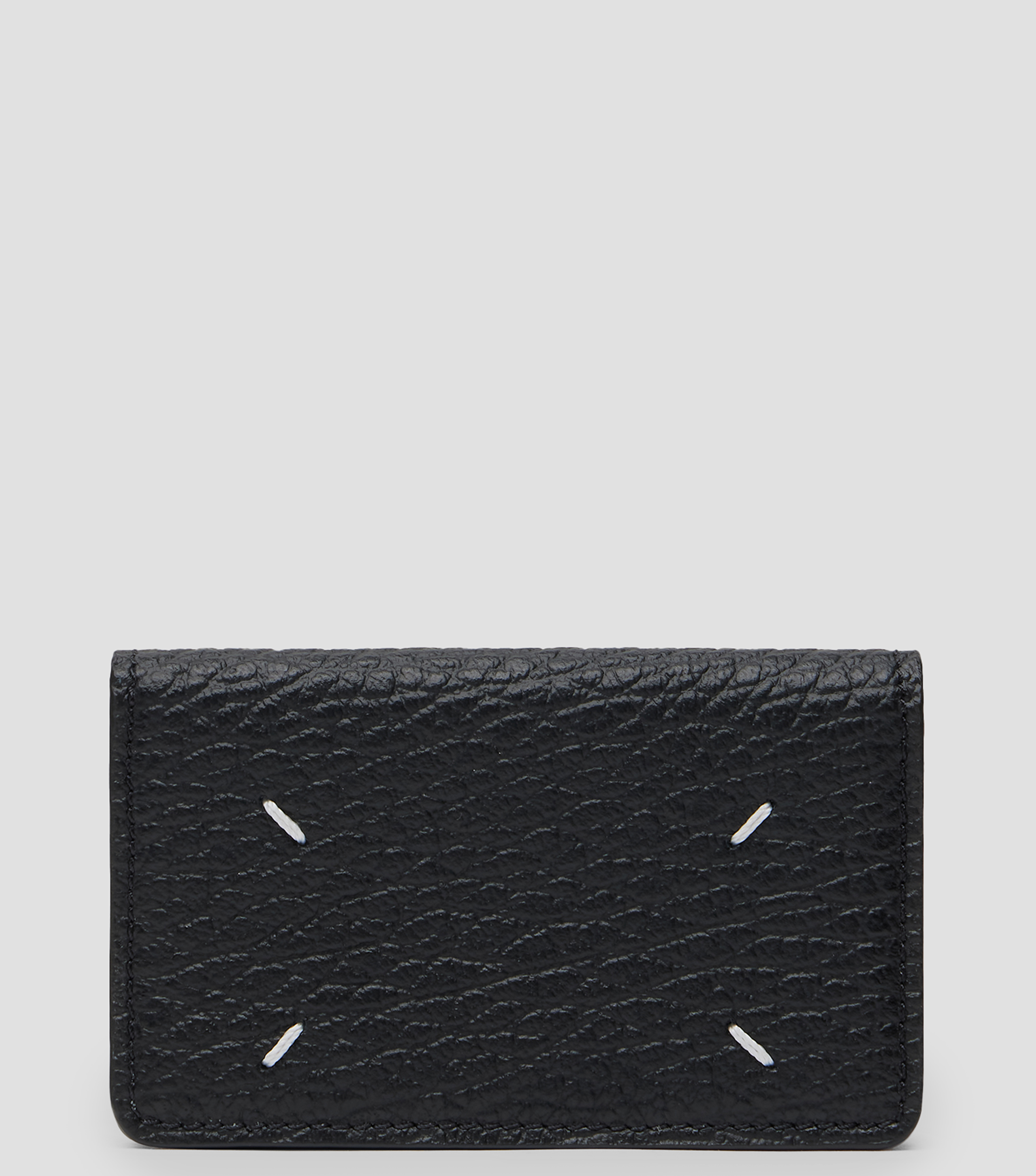 Tarjetero en piel liso Unisex