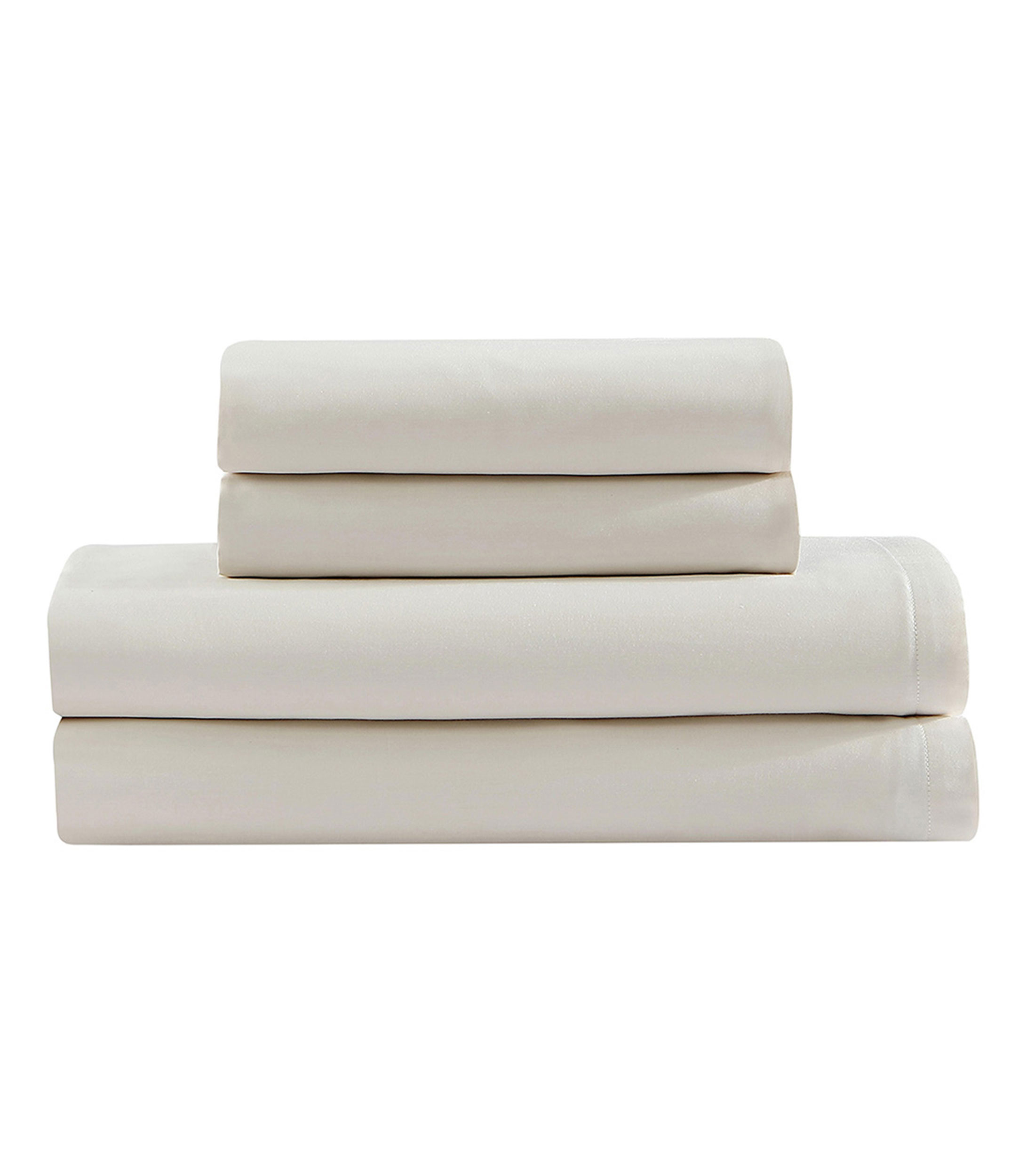 Juego de Sabanas Queen Size de Algodon Pearl Edge Beige