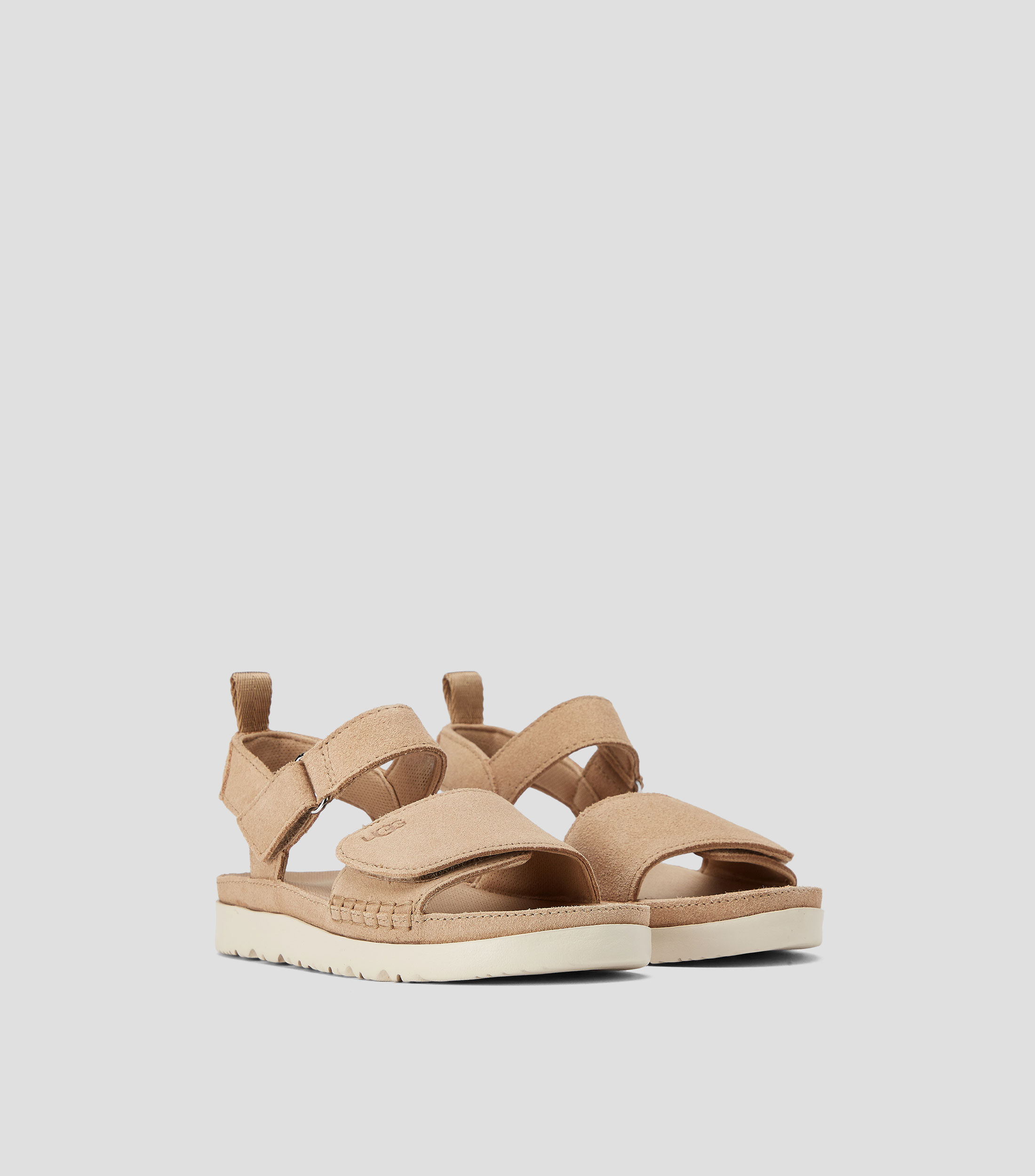 Sandalias planas en piel Niña