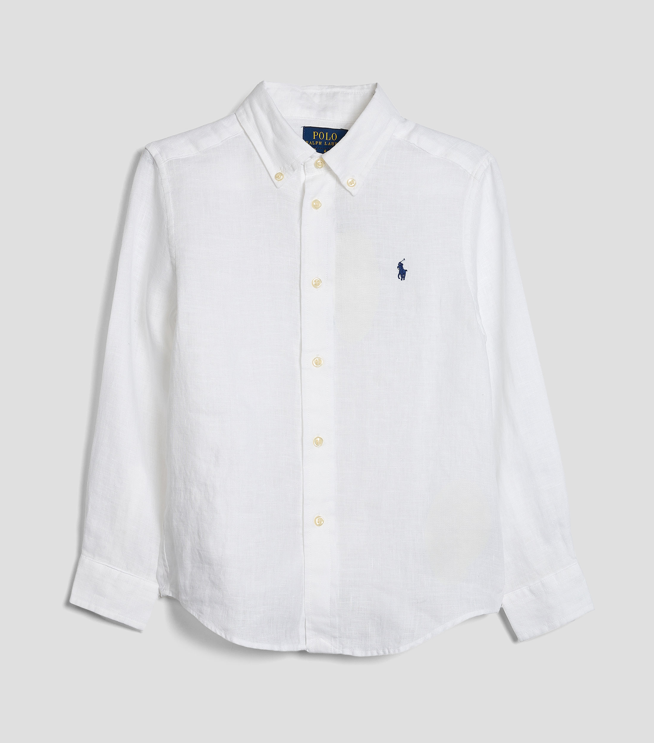 Camisa lisa manga larga Niño