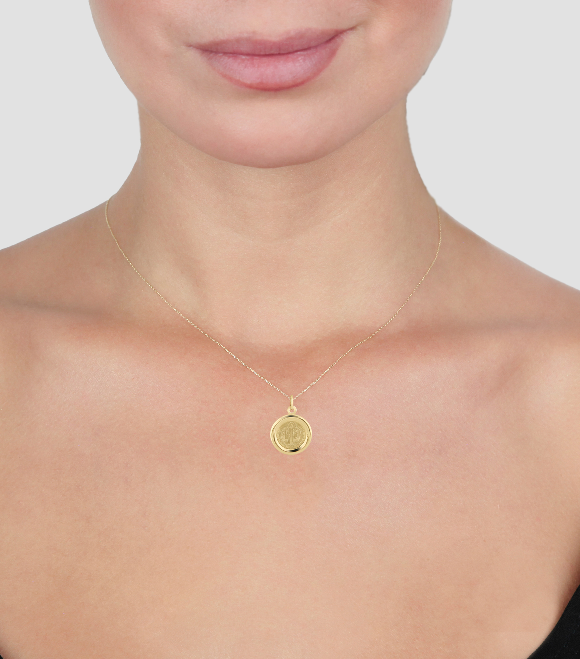Medalla en Oro de 14 Kilates Dinasti Mujer