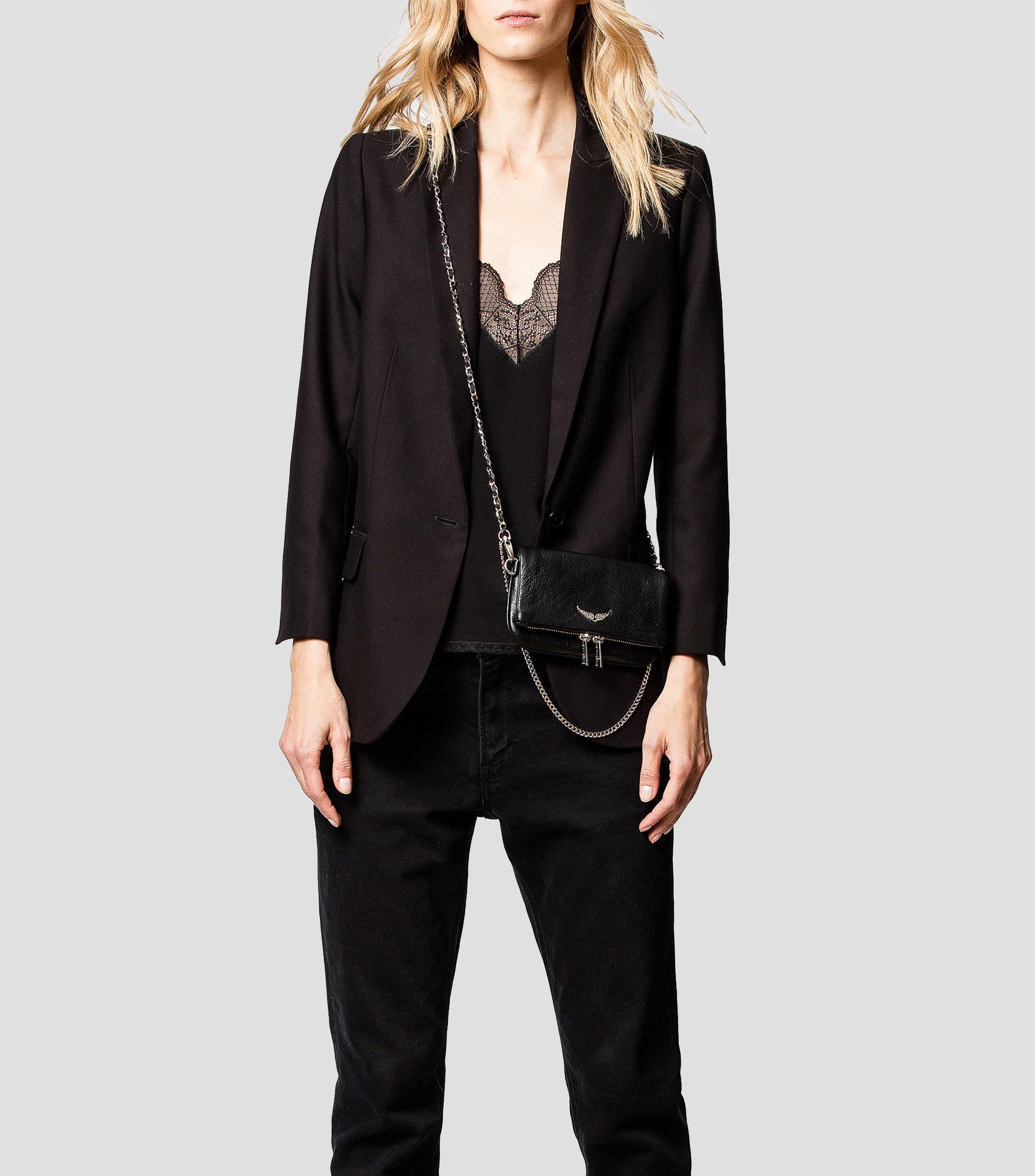 Bolsa Crossbody en Piel Rock Nano Graine Mujer