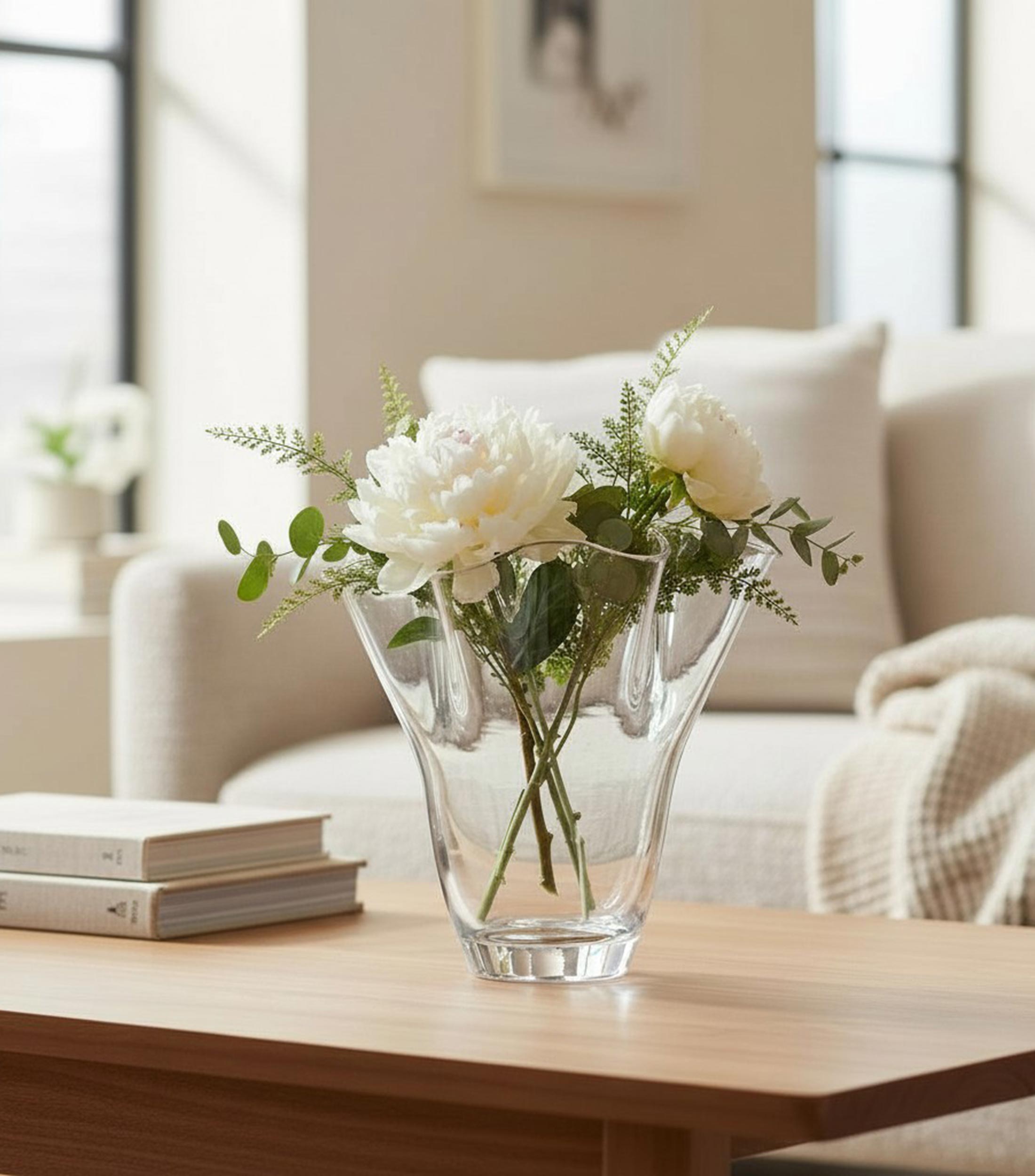 Florero Signature Blossom en vidrio