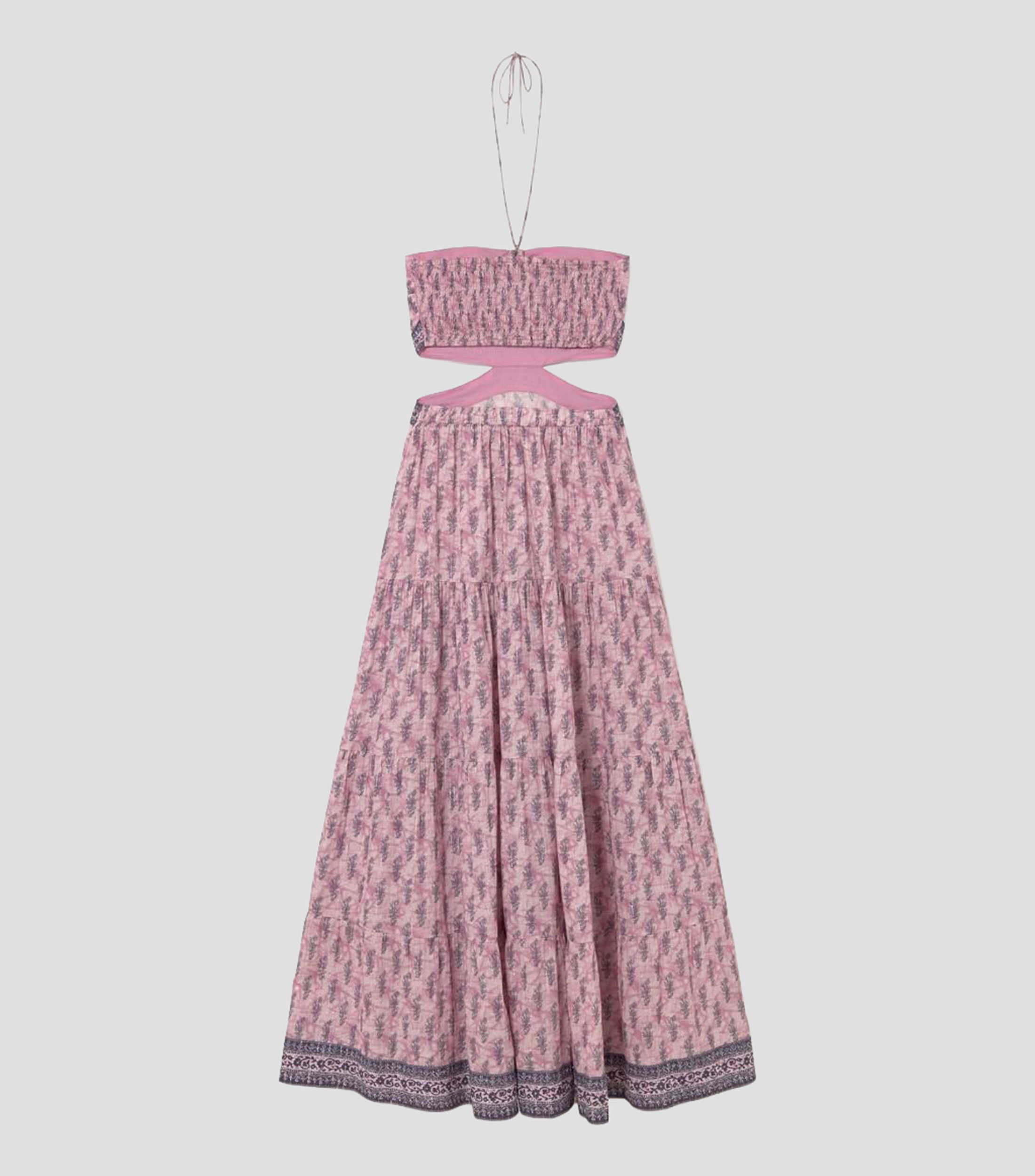 Vestido Casual Largo Estampado Mujer