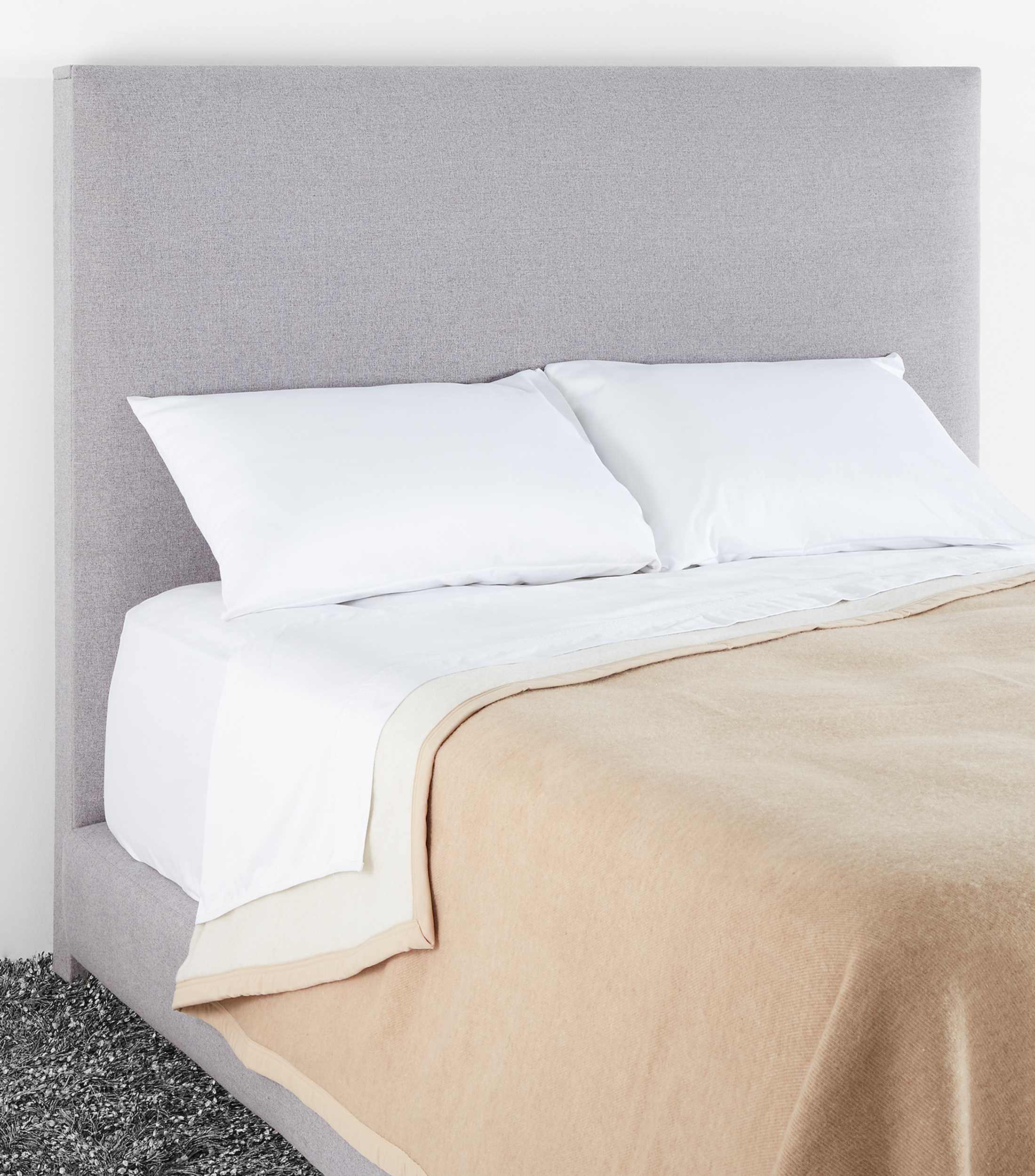 Cobertor Beige Merino Queen Size