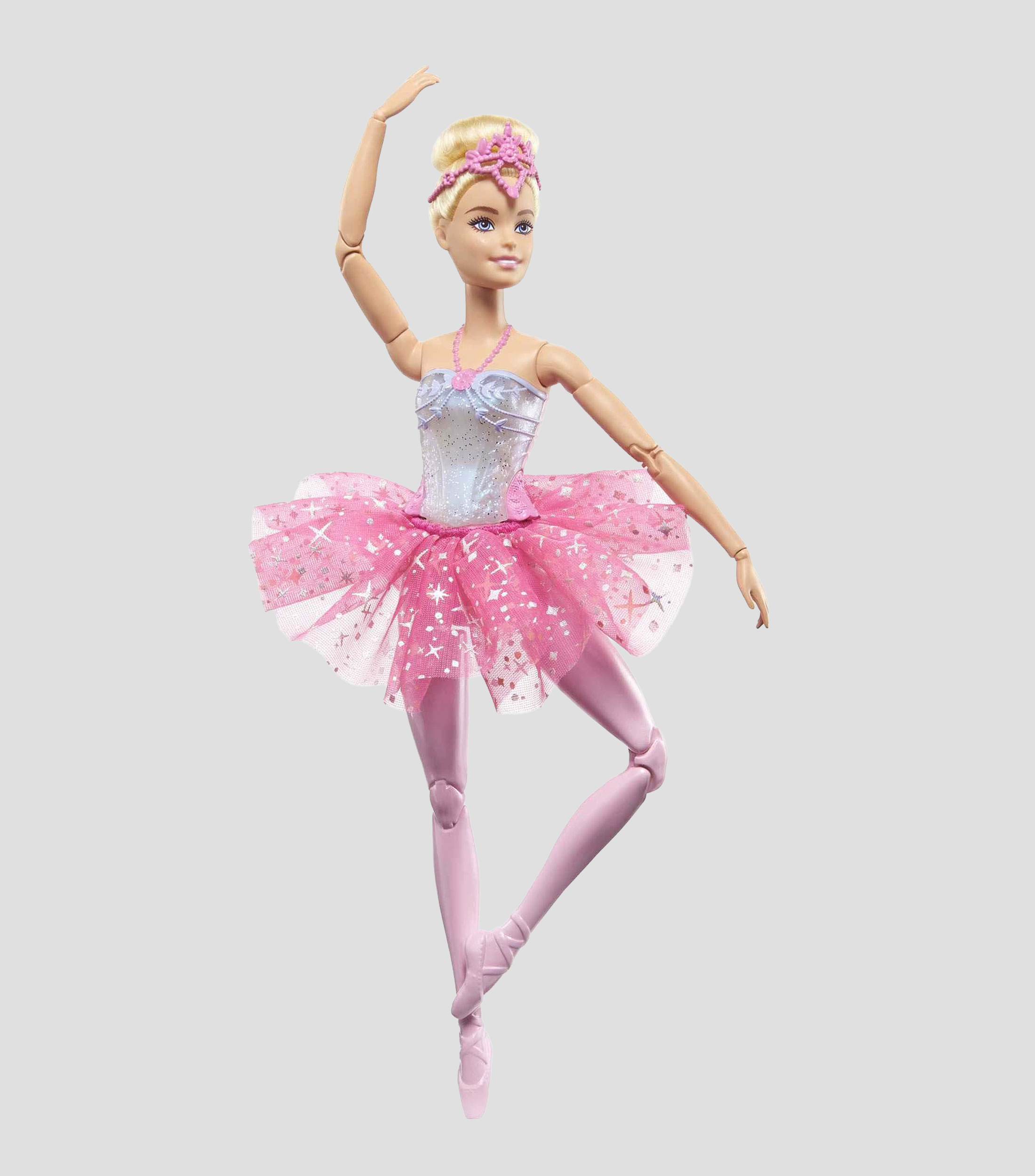 Bailarina Luces Brillantes Tutú Rosa