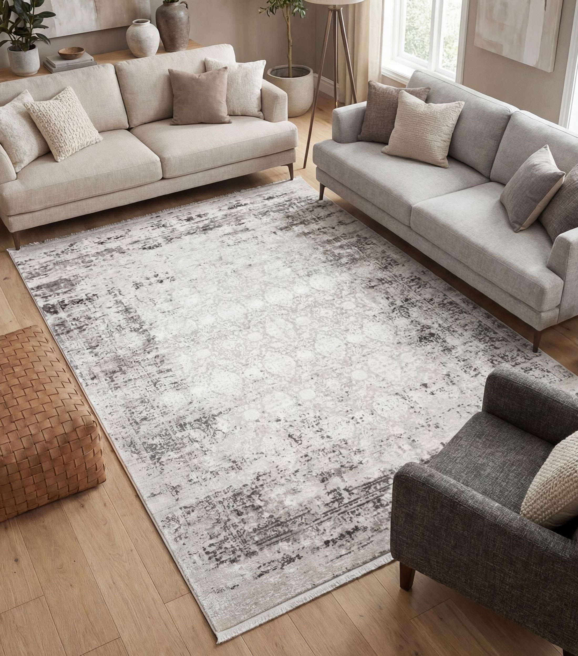 Tapete decorativo Narciso en viscosa 230 x 160 cm
