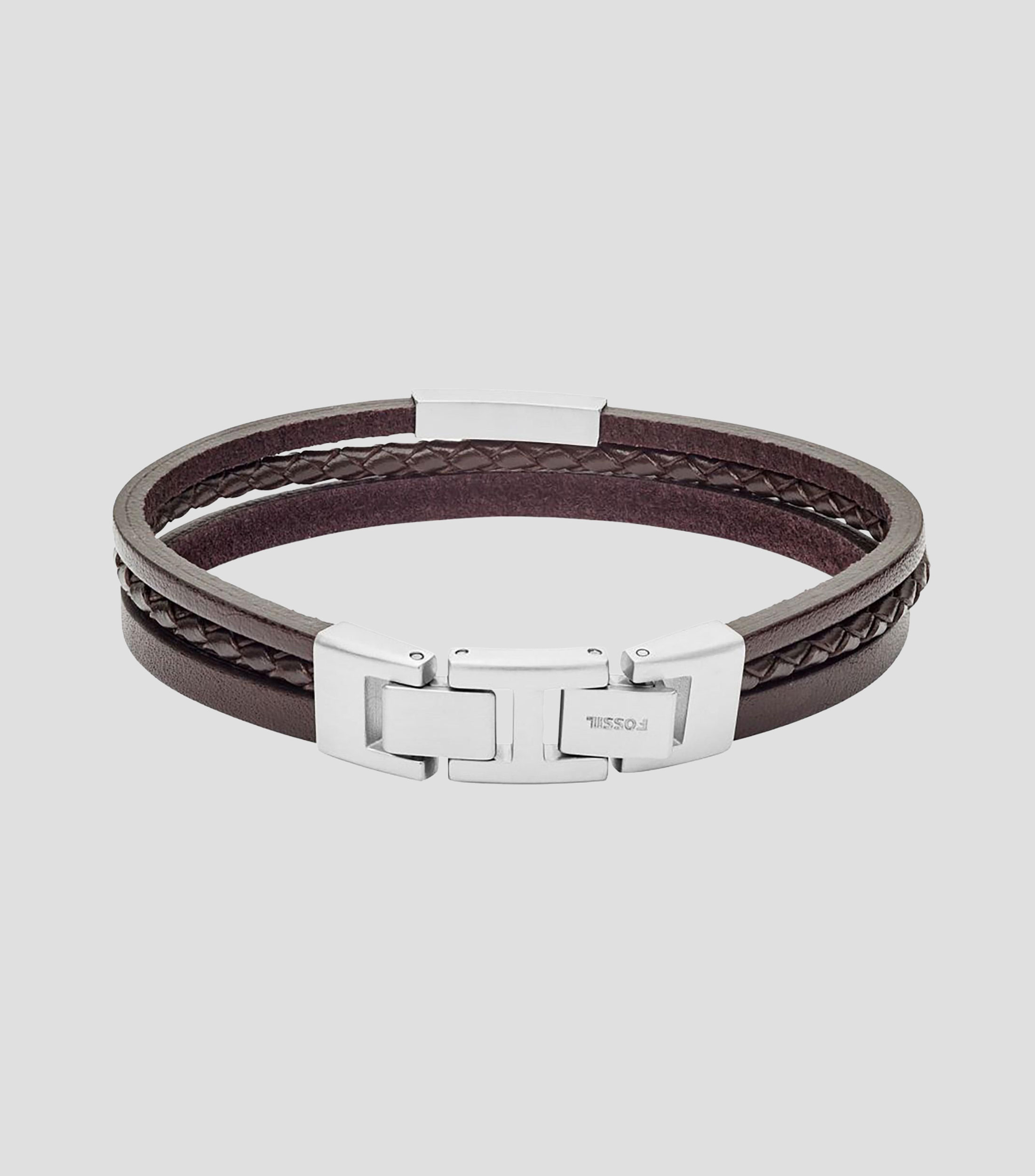 Pulsera en piel Hombre