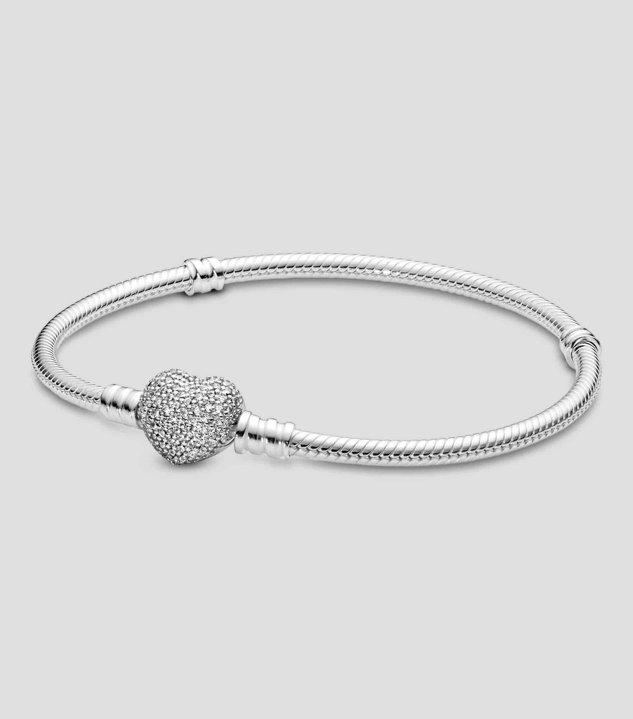 Brazalete en plata tipo serpiente Mujer Talla 16 cm
