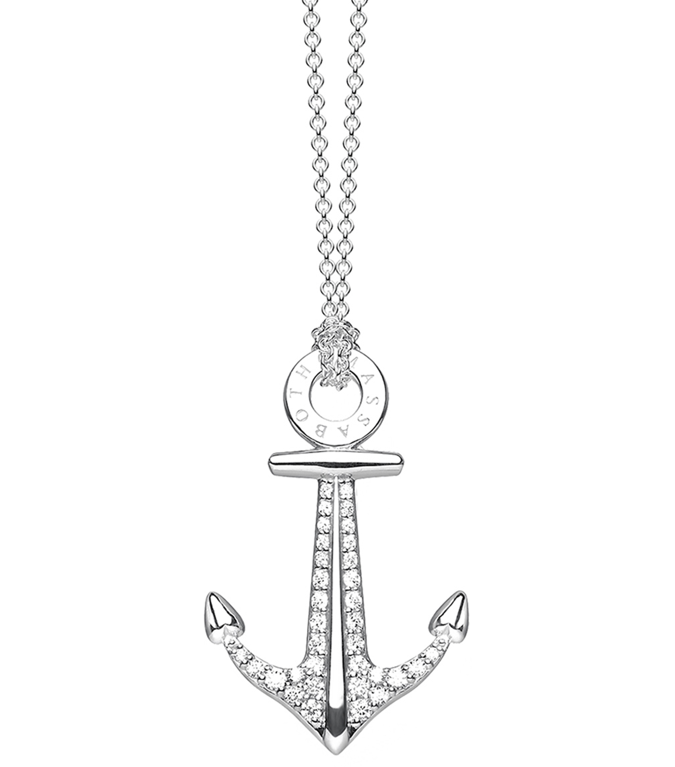 Thomas Sabo Collana Donna Basic, Argento Sterling 925, Catena, Modello KE1105-001-12-L50v - 2