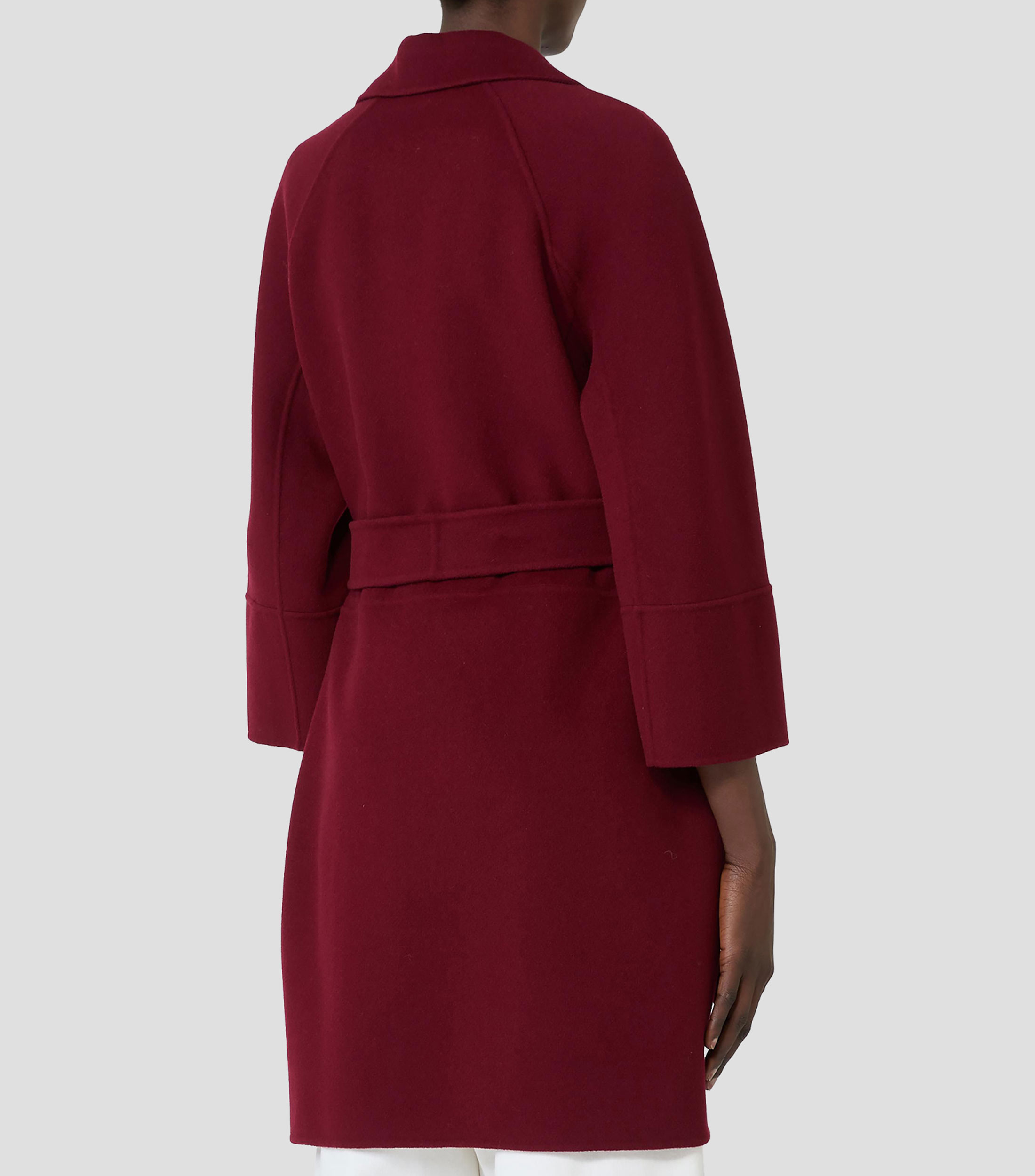 Abrigo midi con cinta Mujer