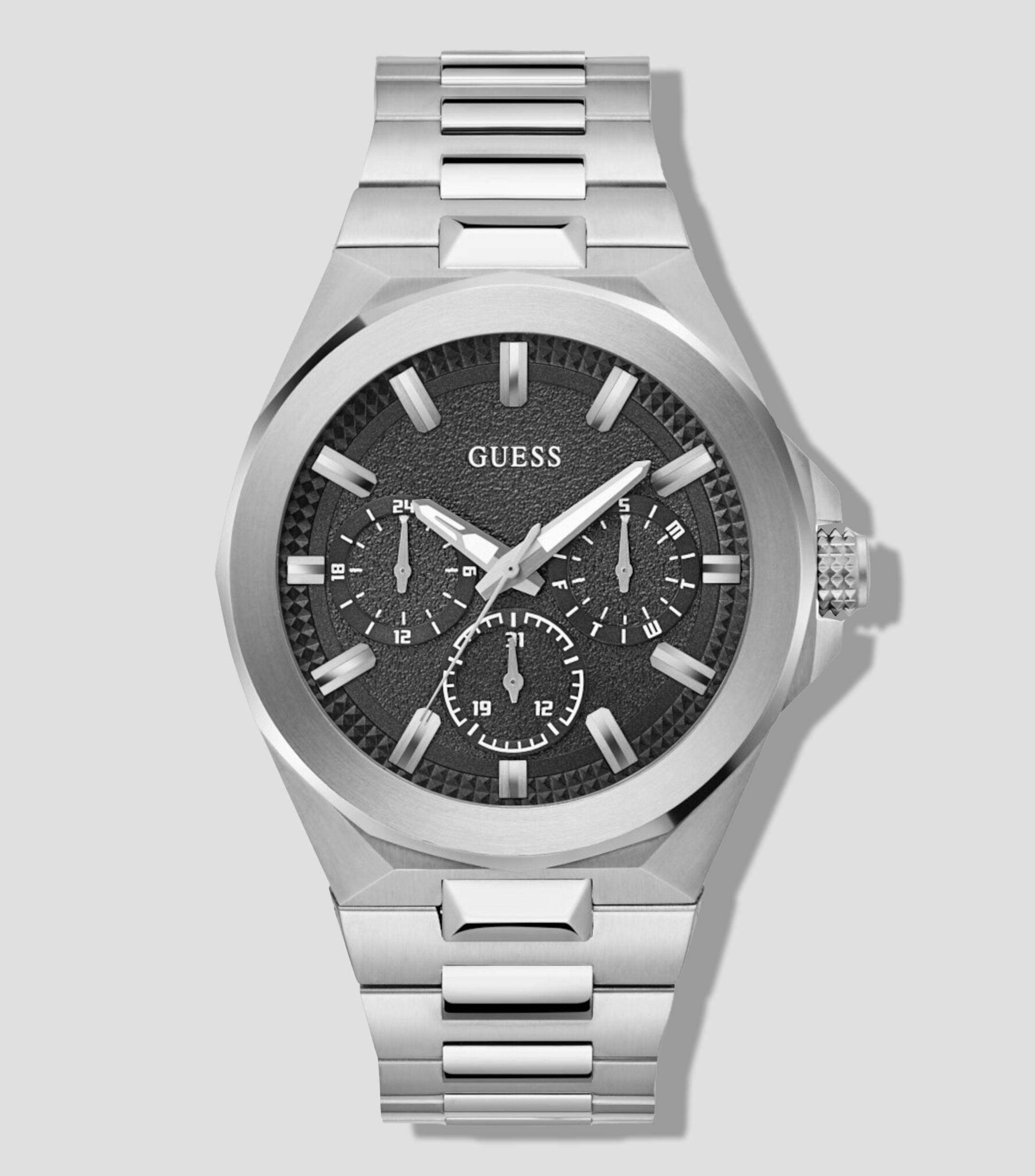 Reloj para Hombre Dashboard Casual Plateado