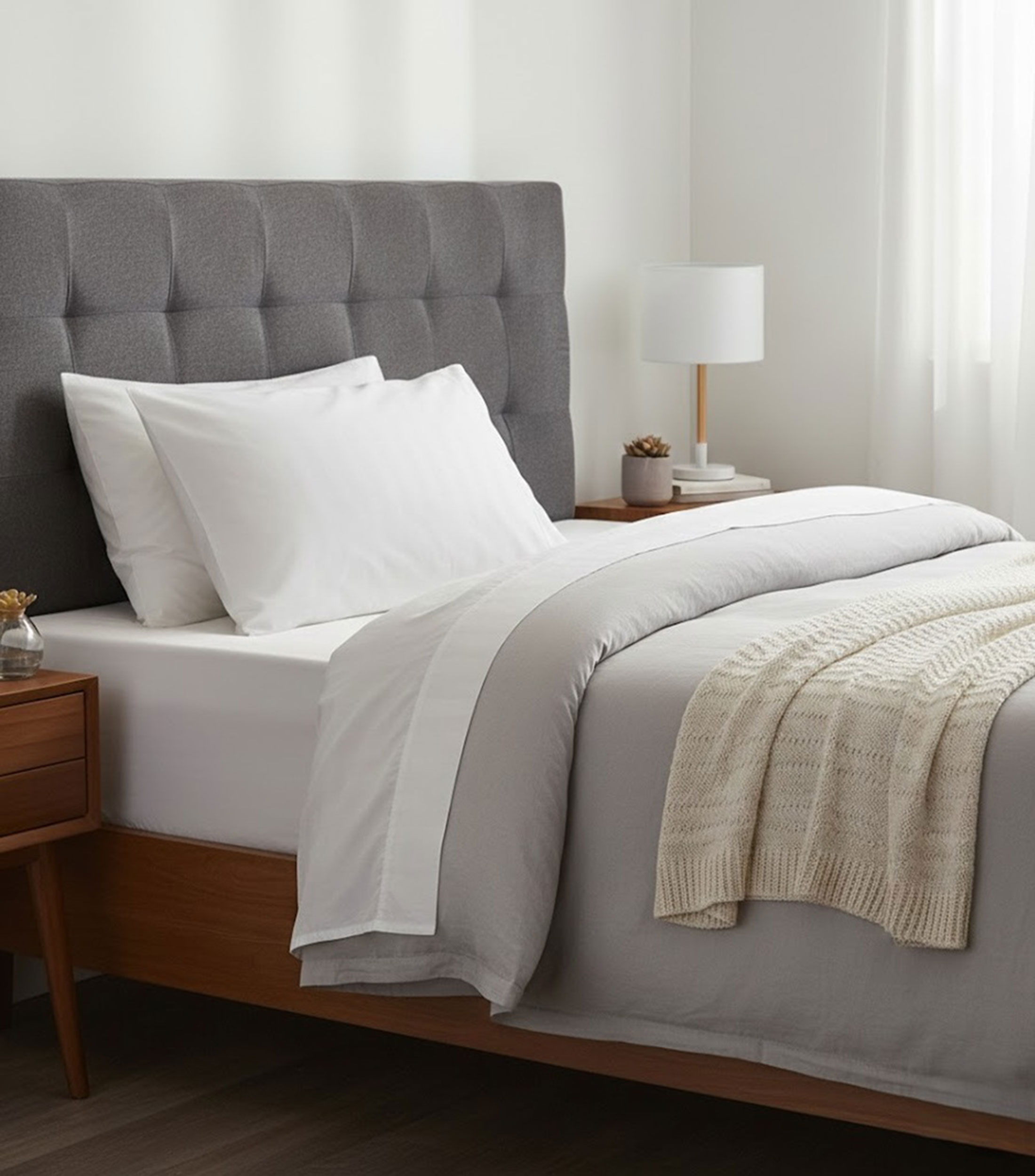 Funda para Almohada King Size Blanca