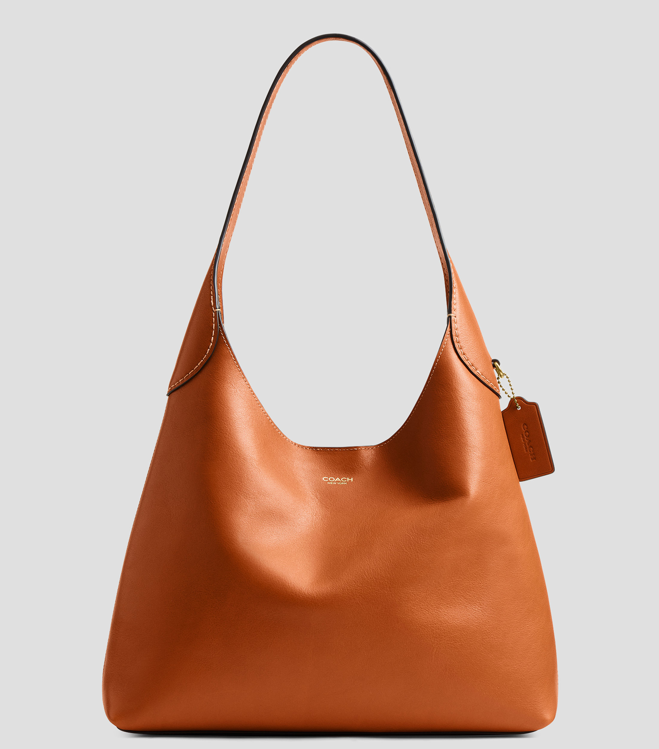 Bolsa shoulder en piel lisa Mujer